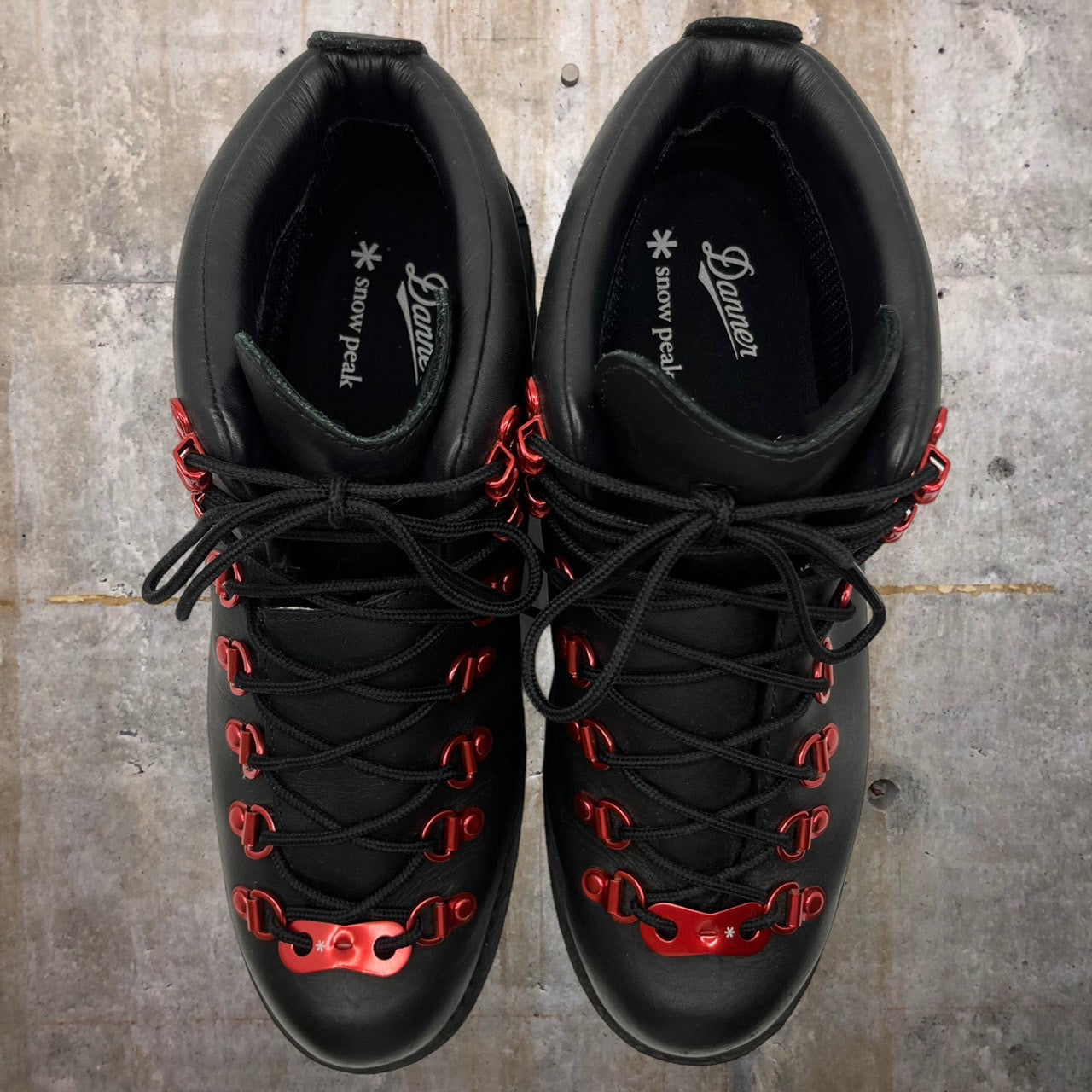 DANNER×snow peak(ダナー×スノーピーク) GORE-TEX TRAIL FIELD PRO./トレイルフィールド プロ/トレッキングブーツ D121015 27cm ブラック×レッド 84005 AI-JC 590342-0002