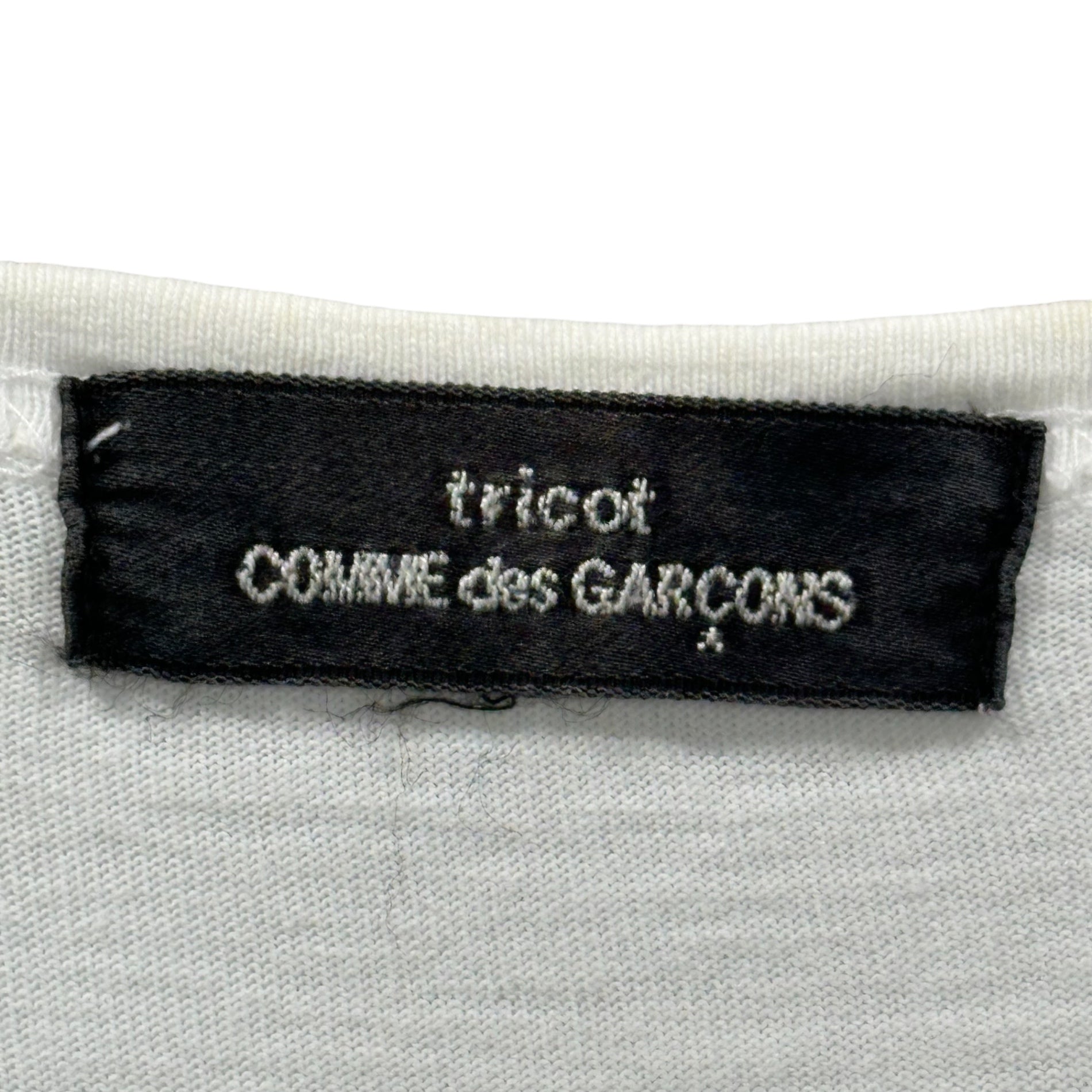 tricot COMME des GARCONS(トリココムデギャルソン) 07SS Cotton Lace Cardigan コットン レース カットソー カーディガン TS-T085 表記無(M程度) ホワイト