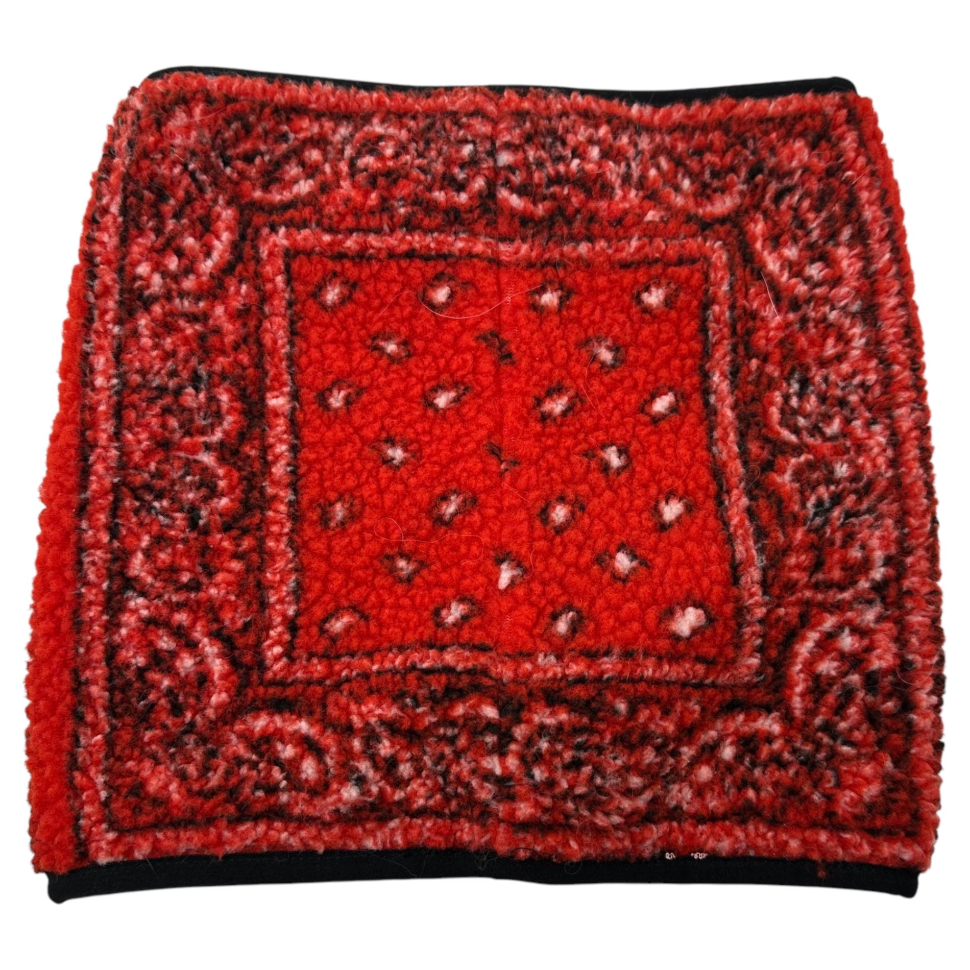 SUPREME(シュプリーム) 19AW Bandana Fleece Neck Gaiter バンダナ フリース ネック ウォーマー レッド