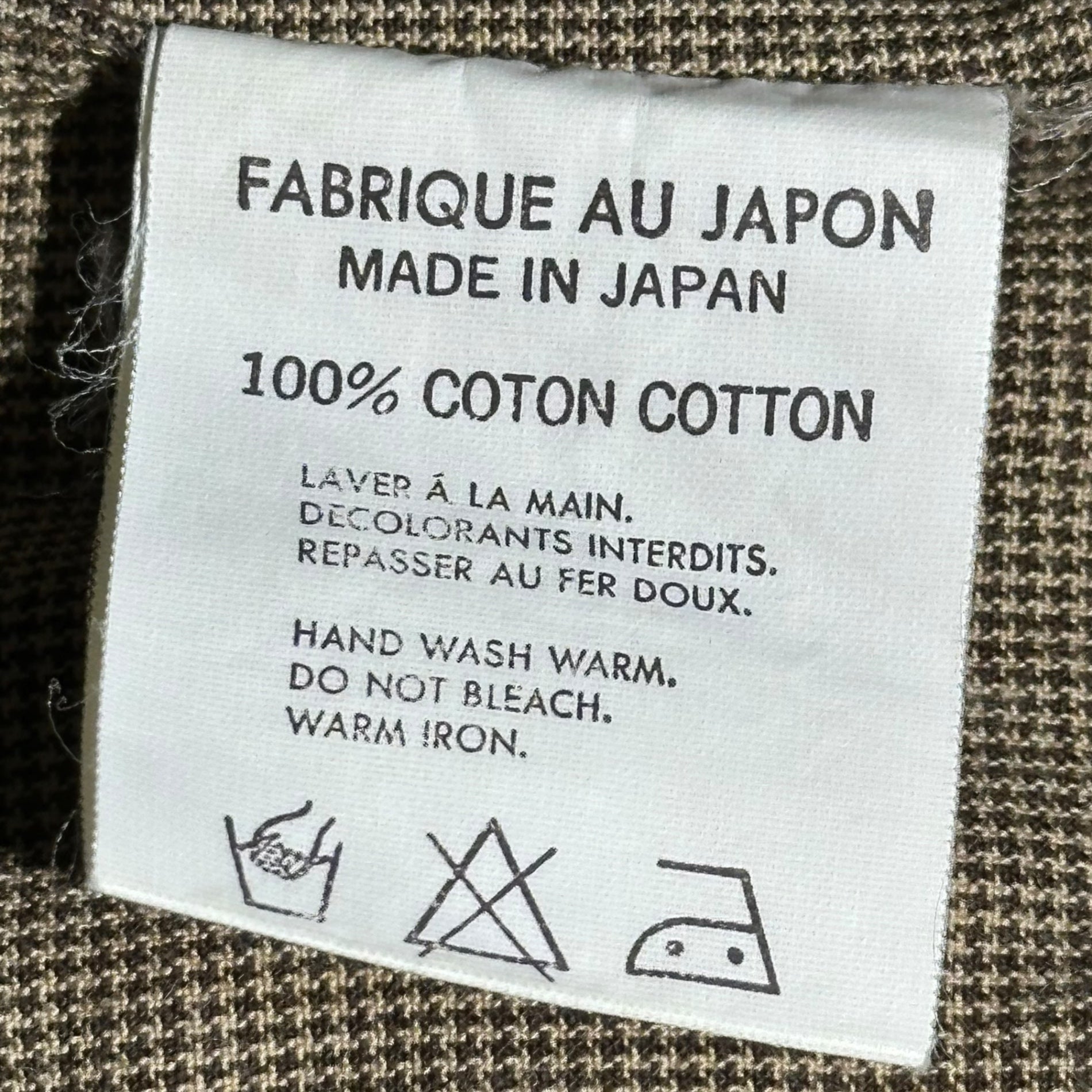 Y's for men(ワイズフォーメン) Vintage Open-Collar Micro Check Shirt ヴィンテージ オープンカラー マイクロ チェック シャツ MG-B03-008 FREE ブラウン