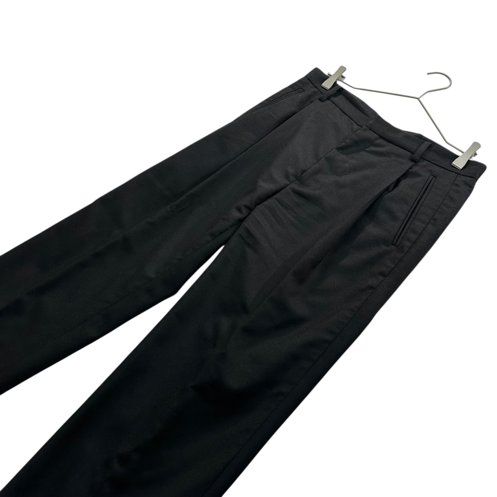 MAIN ATTRACTION(メインアトラクション) VITALE BARBERIS CANONICO Super 120’s Wool slacks ウール スラックス 4LI 9307 6004 1 ブラック パンツ