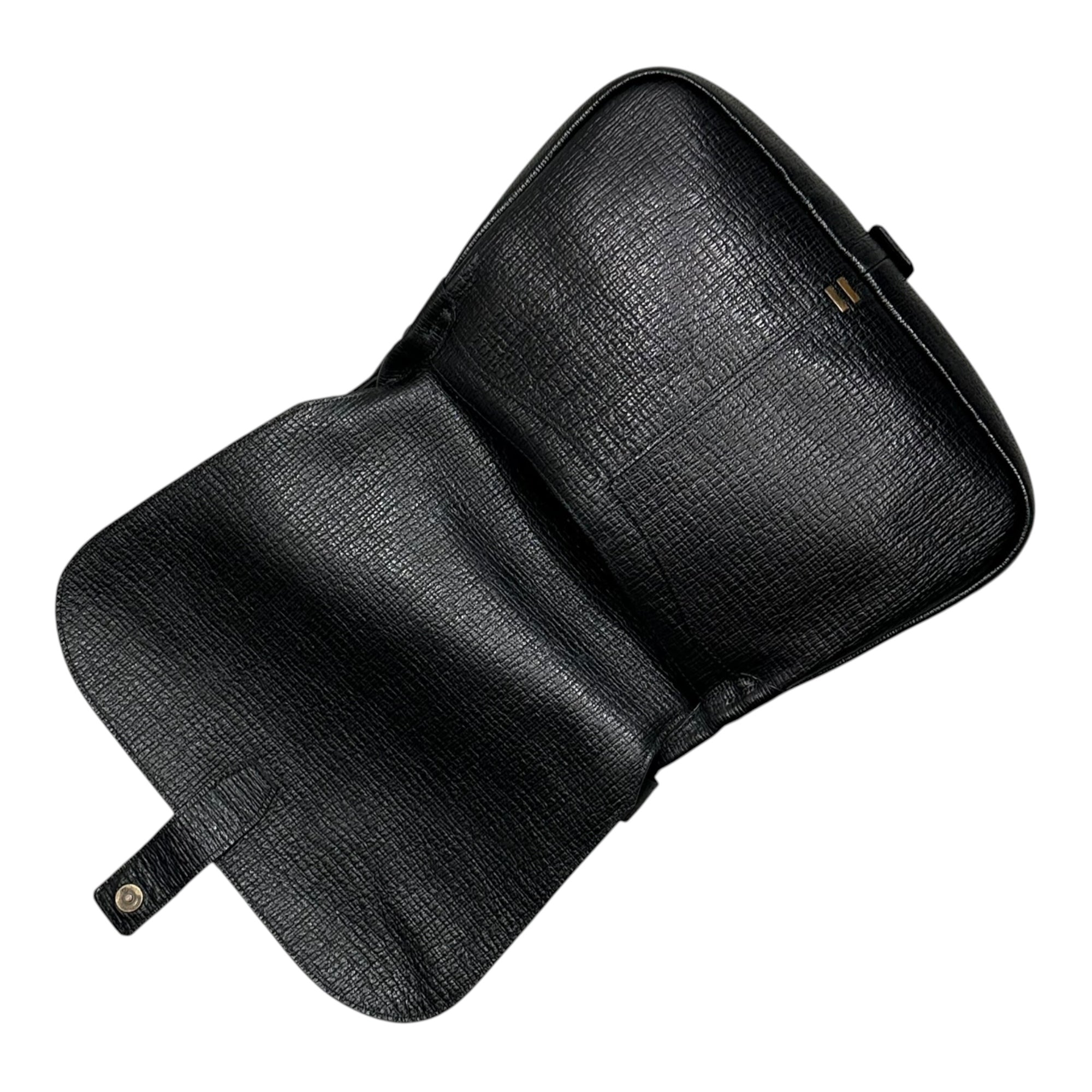 Jean Paul GAULTIER(ジャンポールゴルチエ) 1990's~2000's Precious Leather Postman Shoulder Bag プレシャス レザー ポストマン ショルダー バッグ ブラック 90年代~