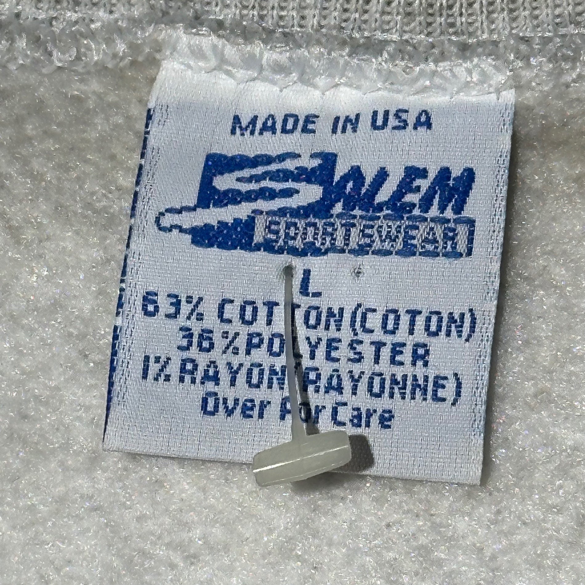 VINTAGE(ヴィンテージ) 90's ”Larry Bird” USA DREAM チーム Print sweatshirt 90年代 ラリーバード ドリーム チーム プリント スウェット NBA L グレー SALEM SPORTS WEARボディ バスケットボール