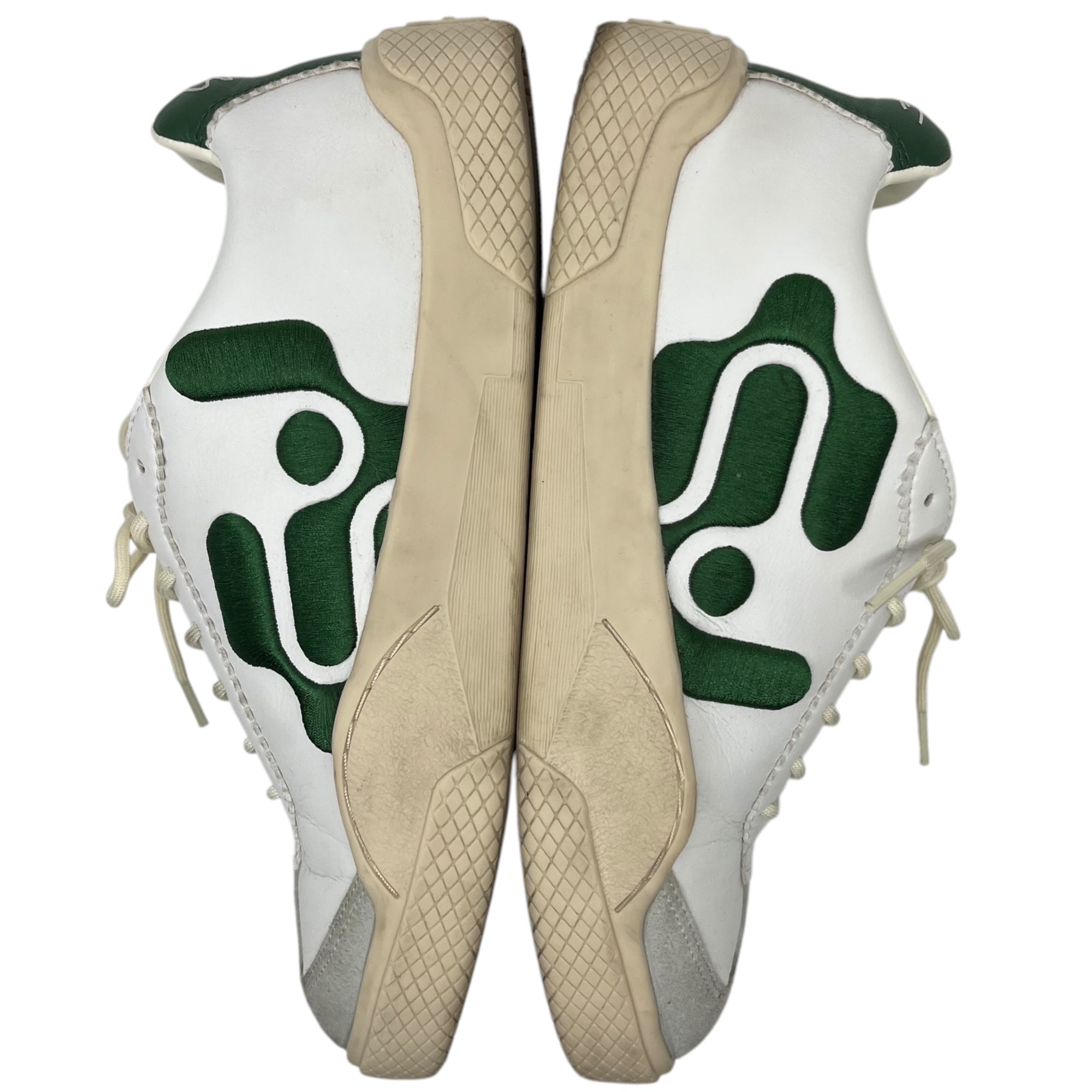 EYTYS(エイティーズ) Santos サントス 1513908 41(26.9cm) ホワイト×グリーン LOW-TOP sneakers ロゴ ローカット スニーカー 箱付