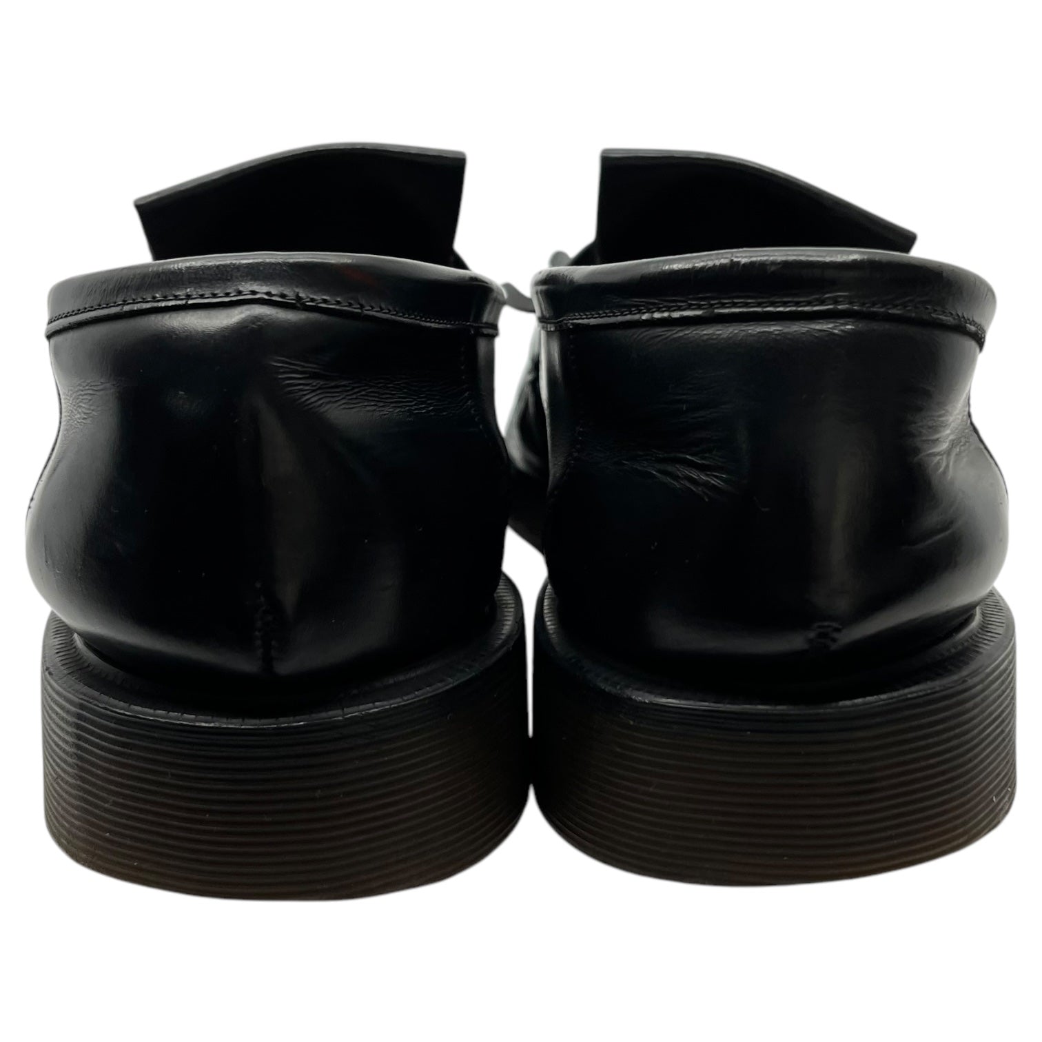 Loake(ローク) England made Vintage tassel loafers イングランド製 ヴィンテージ タッセル ローファー 8(26.5cm程度) ブラック DR.MARTENS ドクターマーチン ソール使用 レザー シューズ