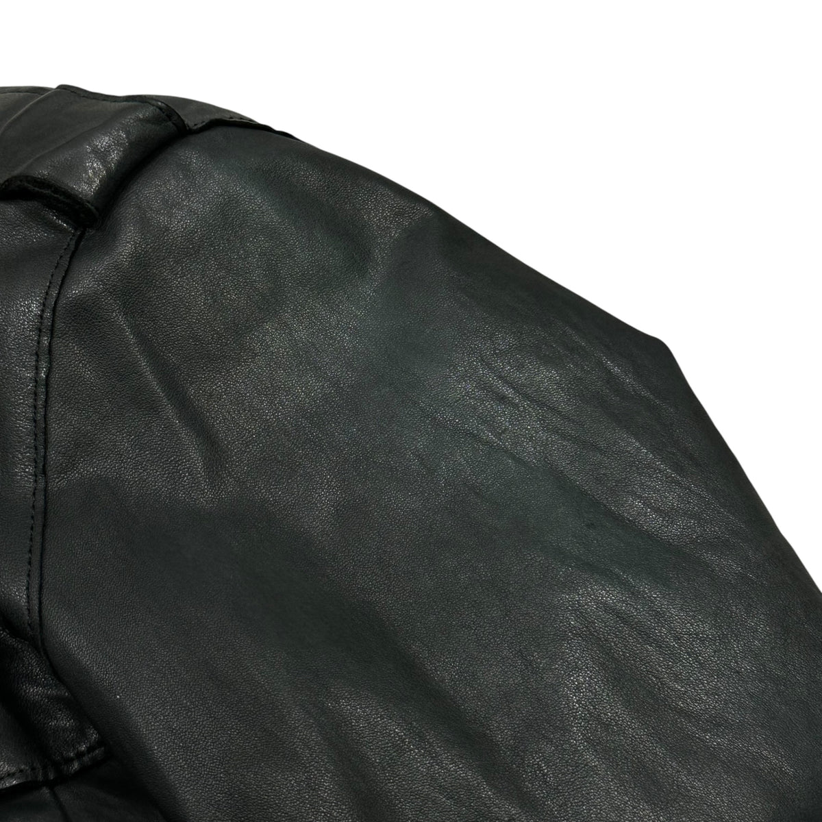 SISSI(シシー) M65-Type Cow-Leather Jacket M65 タイプ カウ レザー ジャケット S ブラック