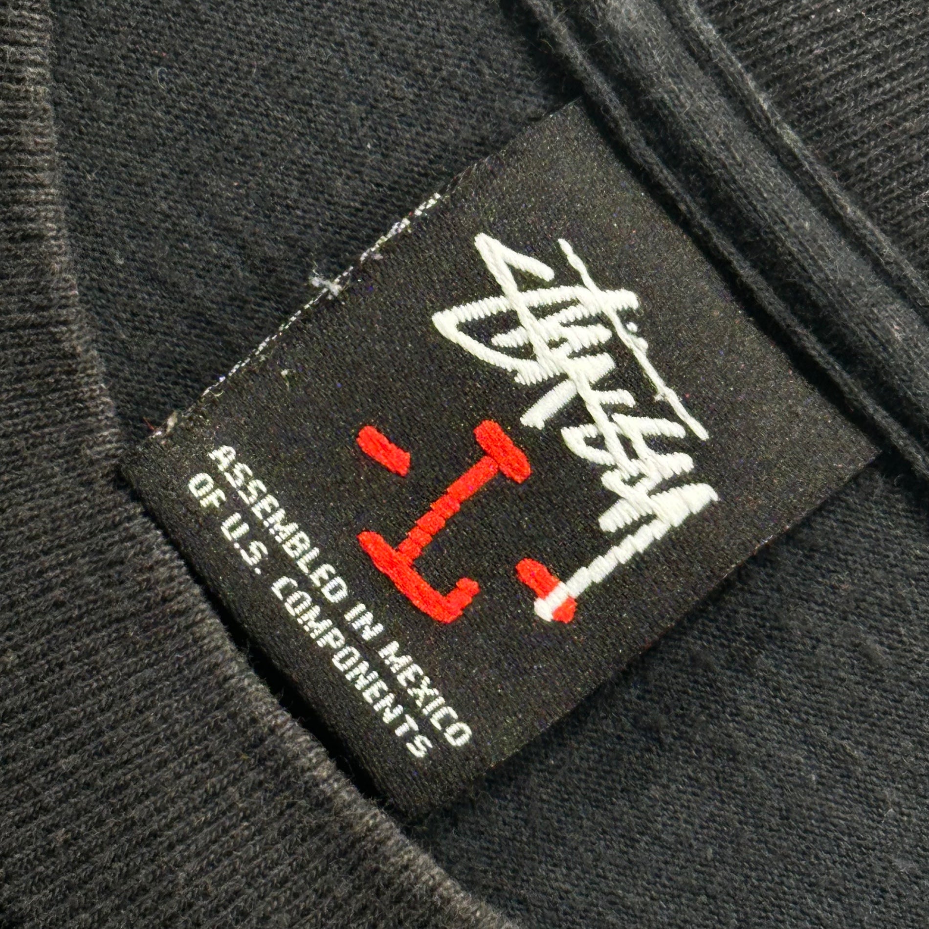 STUSSY(ステューシー) 00's ”X Josh Cheuse” photo print tee ジョシュ チーズ フォトプリント Tシャツ L ブラック OLD