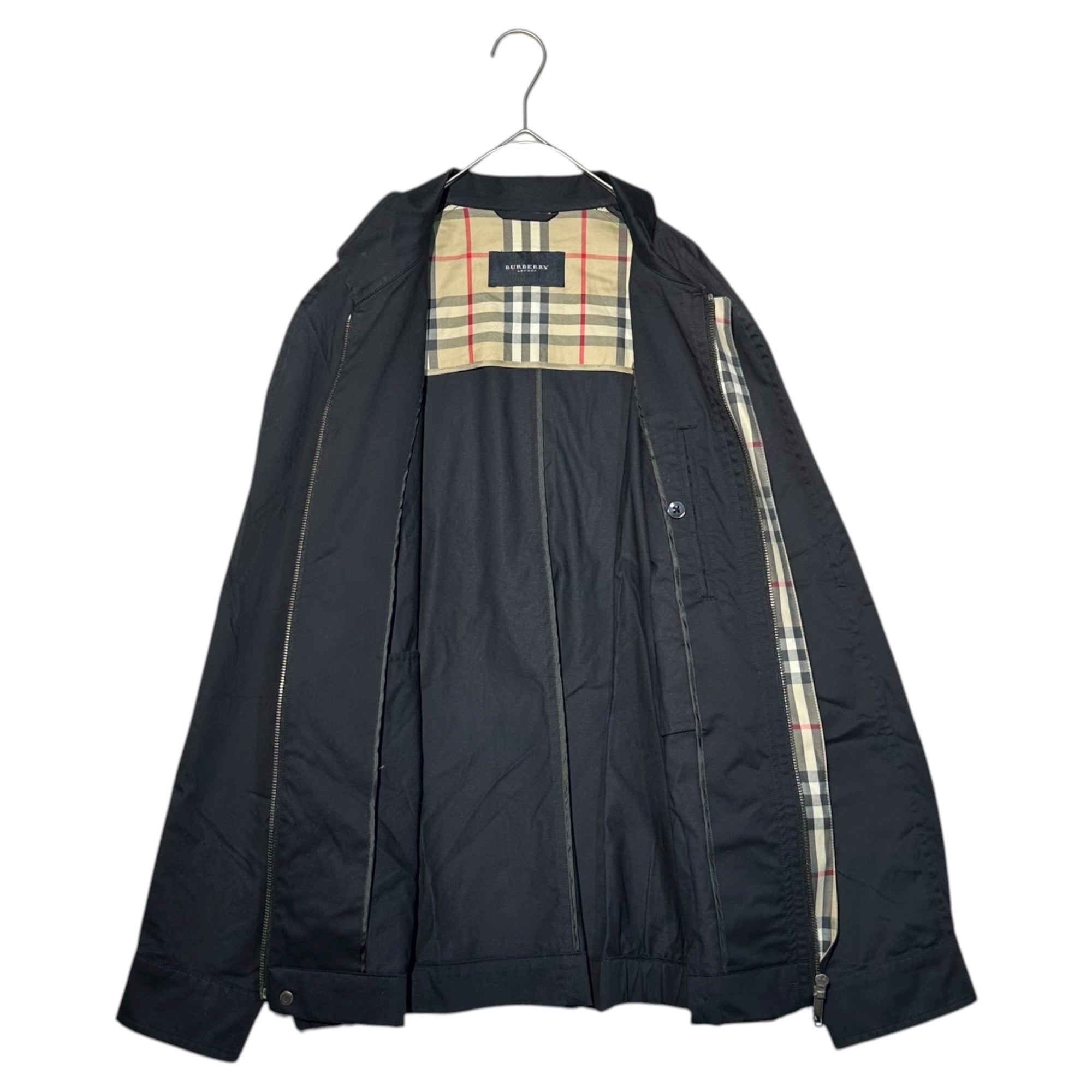 BURBERRY LONDON(バーバリーロンドン) Cotton Swing Top Jacket コットン スイングトップ ジャケット BBP12-210-29 LL ブラック