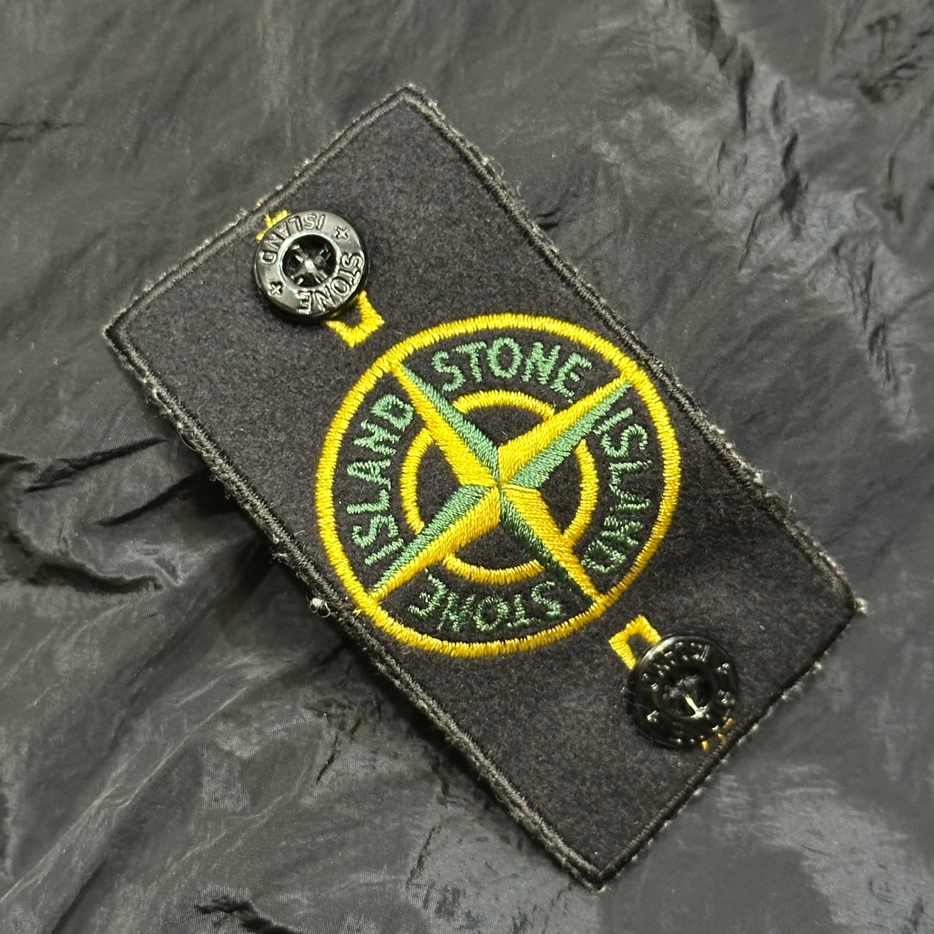 STONE ISLAND(ストーンアイランド) 2013SS Cotton Nylon Metal Military Shirt コットン ナイロンメタル ミリタリー シャツ 581511516 S ネイビー ジャケット