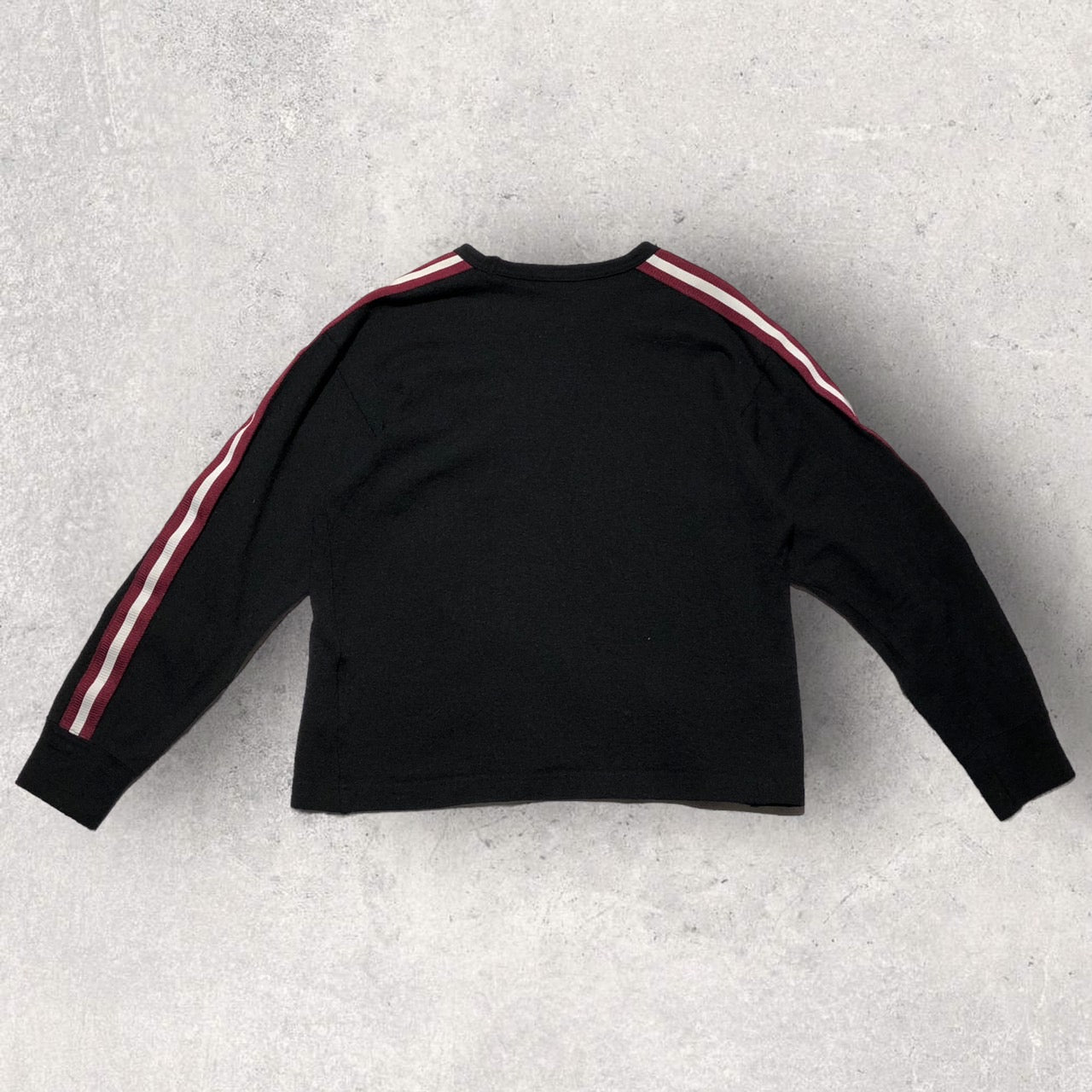 COMME des GARCONS HOMME(コムデギャルソンオム) スリーブラインニット S ブラック AD2005