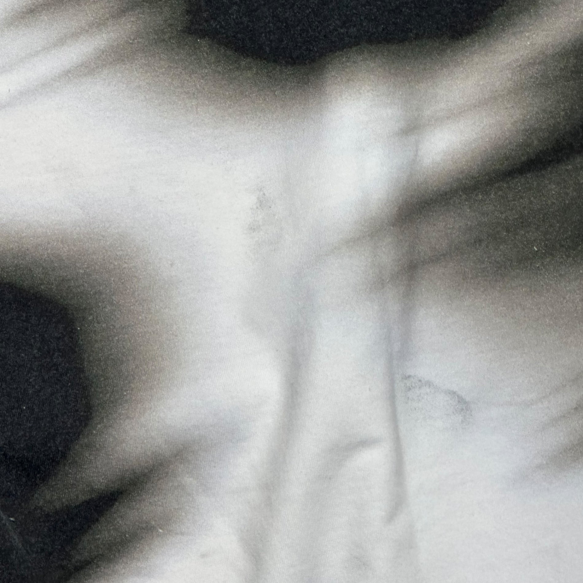 Gerrit Jacob(ジェリット ジェイコブ) White Airbrushed Track Pants ホワイト エアブラッシュド トラック スウェット パンツ L ホワイト×グリーン×ブラック