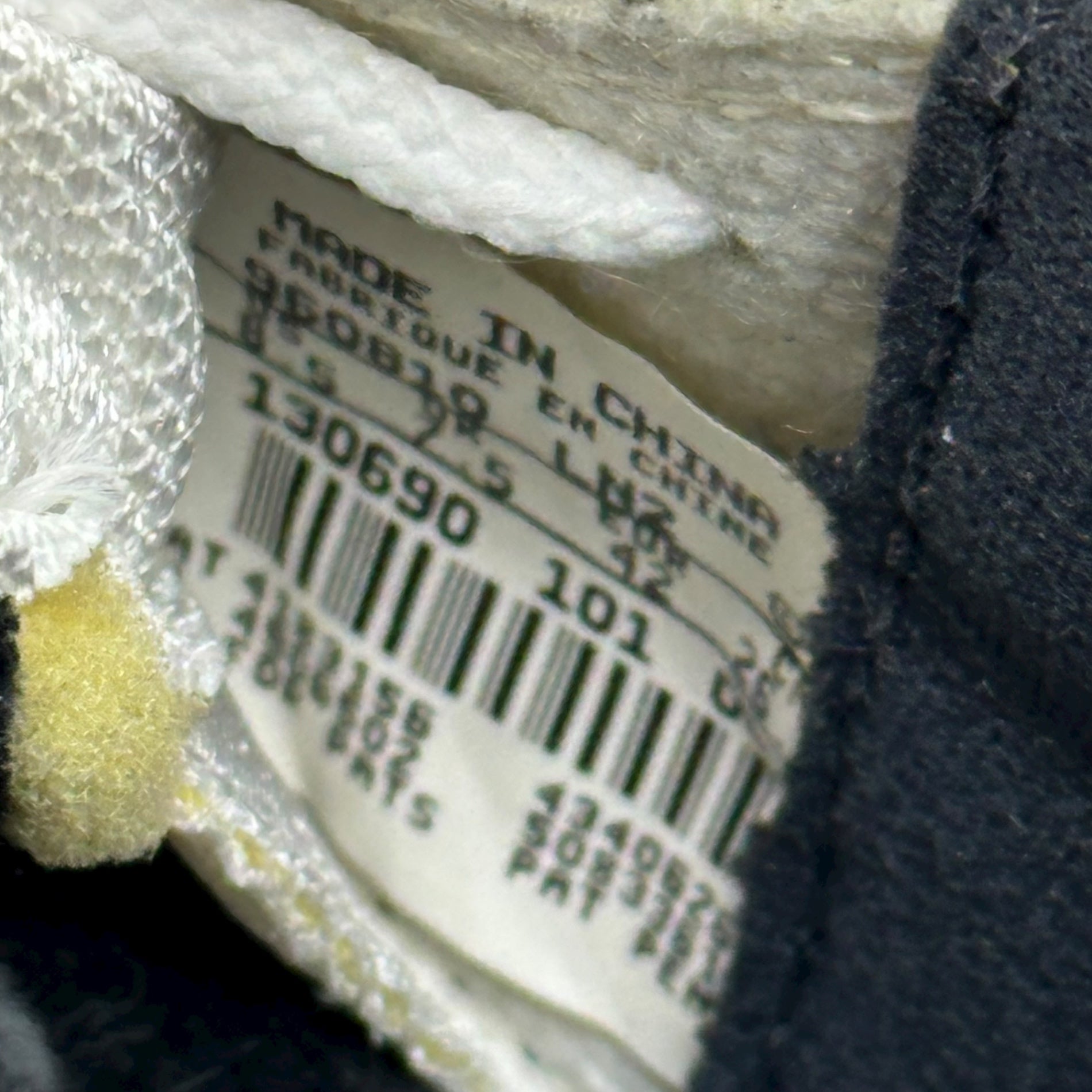 NIKE(ナイキ) 1997 Air Jordan 12 OG ”Taxi” エアジョーダン 12 タクシー 130690-101 26.5cm ホワイト×ブラック 90's 90年代 ヴィンテージ スニーカー