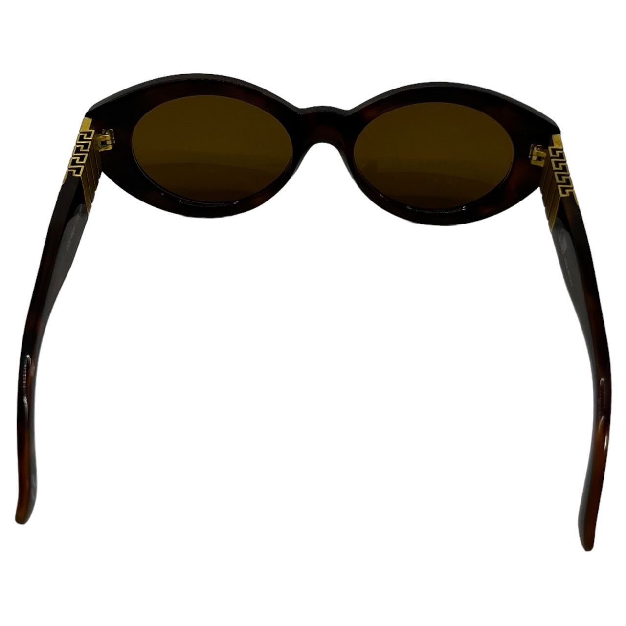 GIANNI VERSACE(ジャンニヴェルサーチ) ヴィンテージサイドメデューサロゴサングラス/メガネ MOD.480/B ブラウン/鼈甲