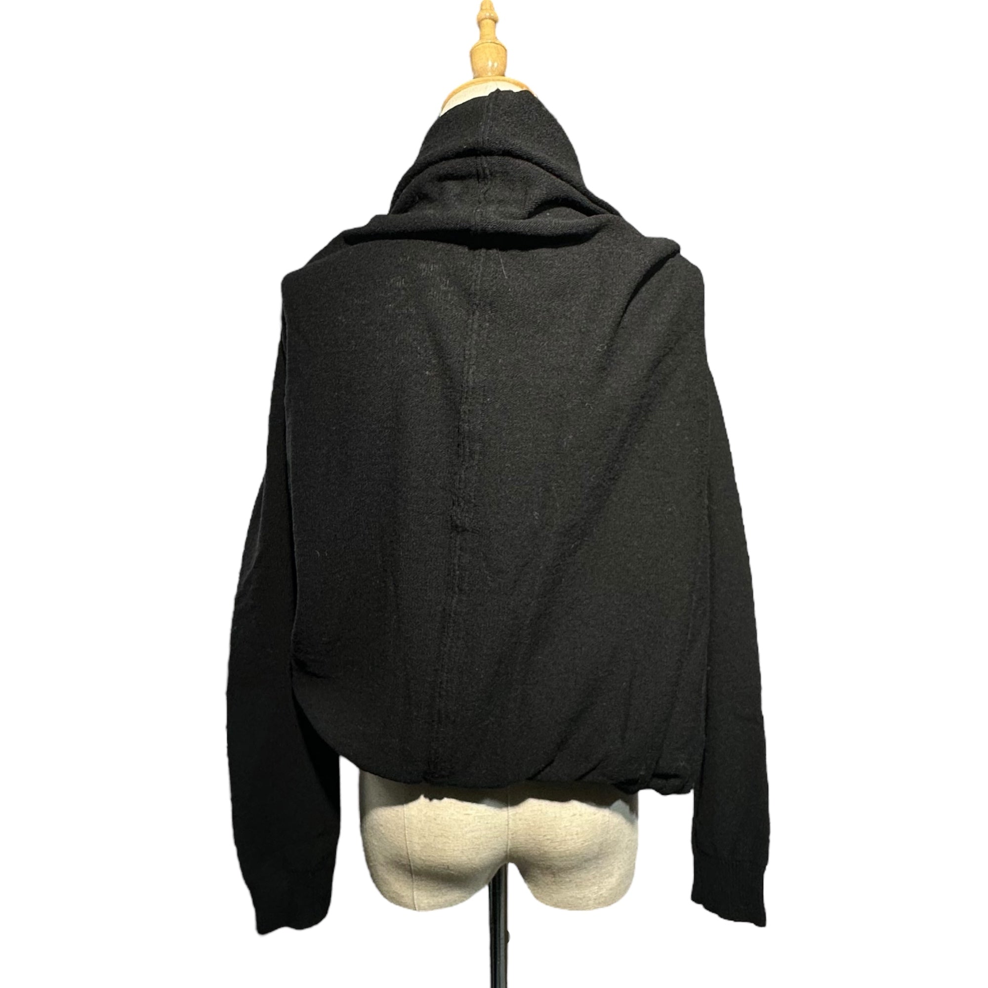 Y's(ワイズ) Wide silhouette modified side pocket pullover knit ワイドシルエット 変形 サイドポケットプルオーバー ニット FREE ブラック