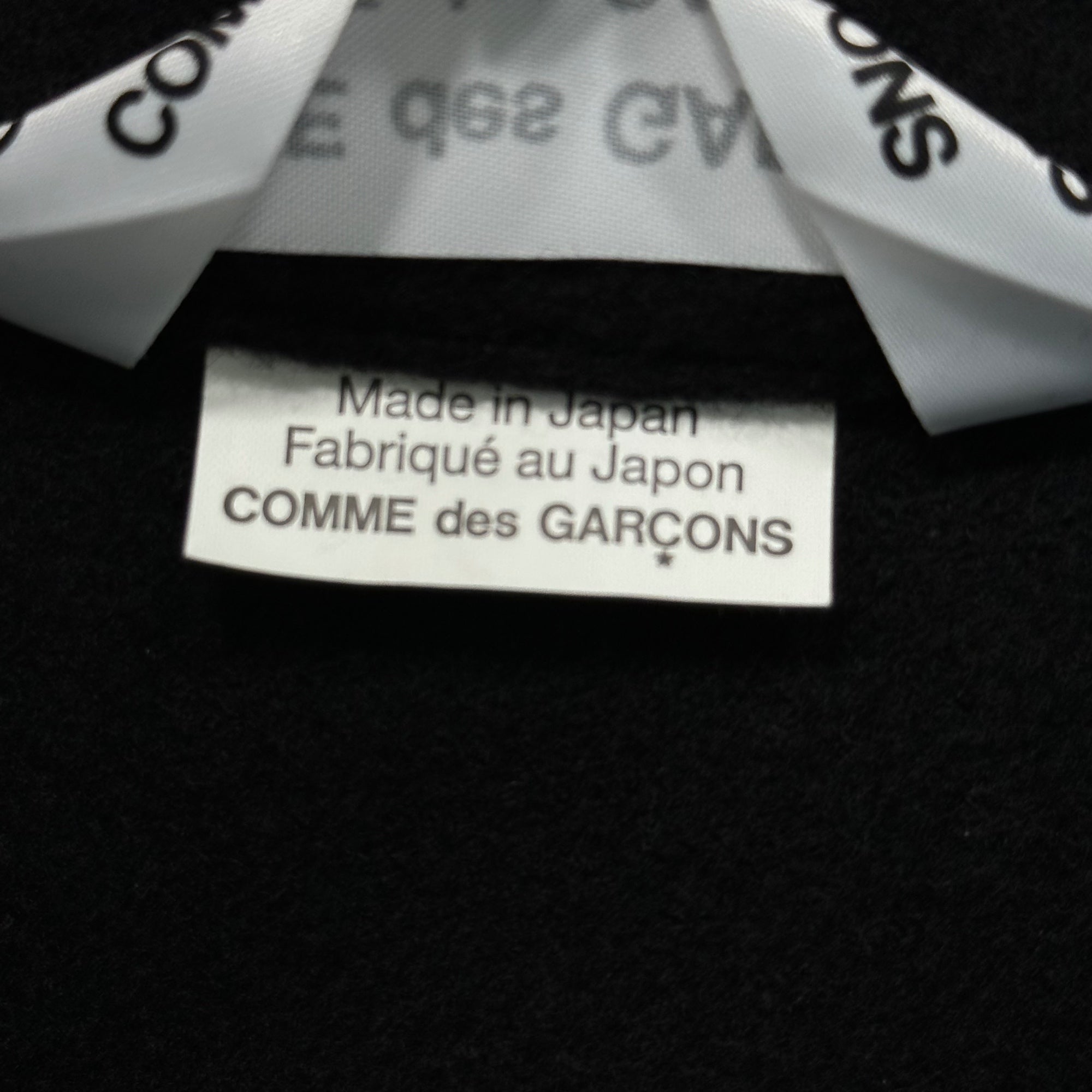 COMME des GARCONS COMME des GARCONS(コムデギャルソンコムデギャルソン) 14AW Twisted Melton Double Long Coat 捻じれ メルトン ダブル ロング コート RN-J033 M ブラック AD2014