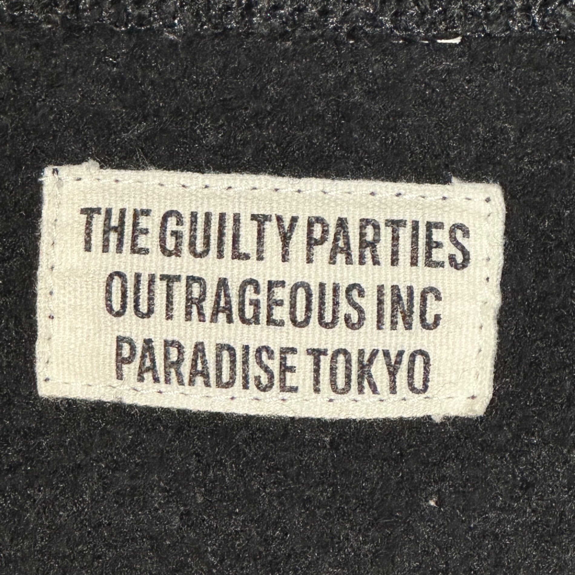 WACKO MARIA(ワコマリア) One-Point Logo Embroidered Crew Neck Sweatshirt ワンポイント ロゴ刺繍 クルーネック スウェット M ブラック