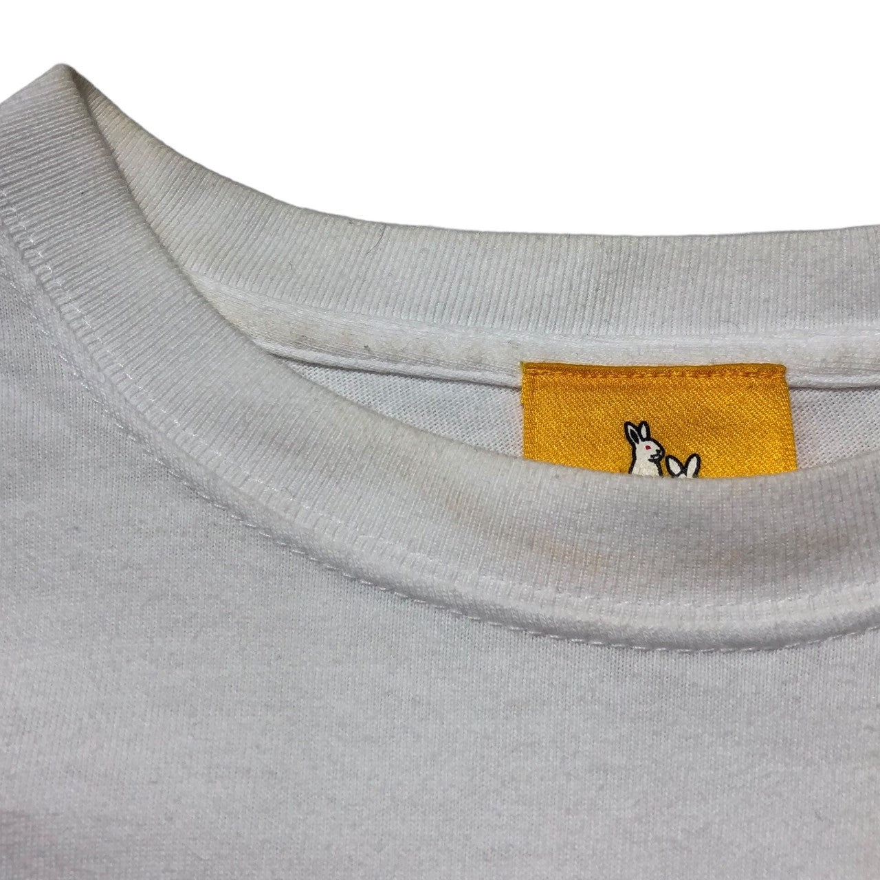 #FR2(エフアールツー) 頭狂色情兎 セクシー プリント Tシャツ M ホワイト ウサギ RABBITS