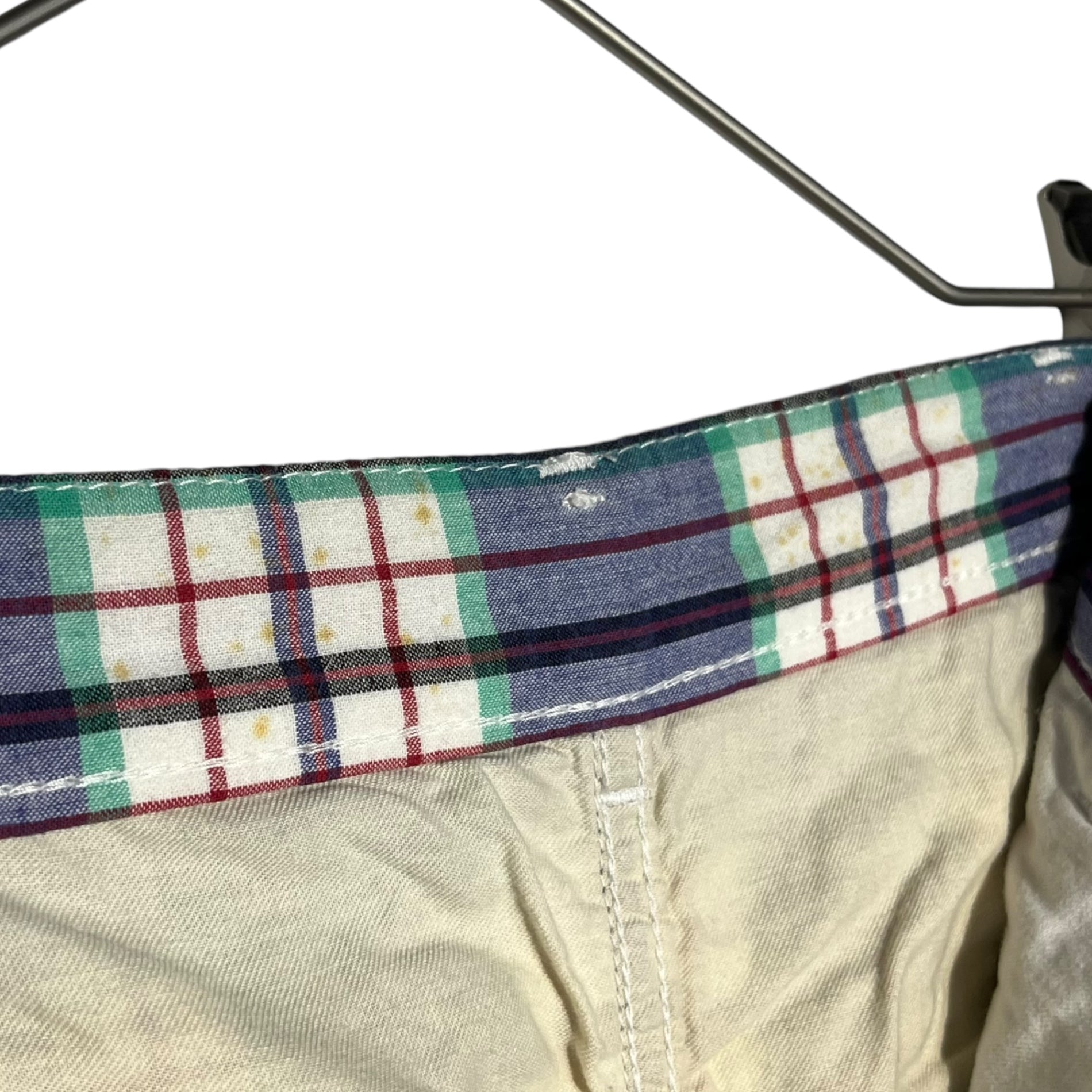 COMME des GARCONS HOMME PLUS(コムデギャルソンオムプリュス) 09AW check sarouel pants チェック サルエル パンツ PE-P025 XS ブルー×ホワイト AD2009