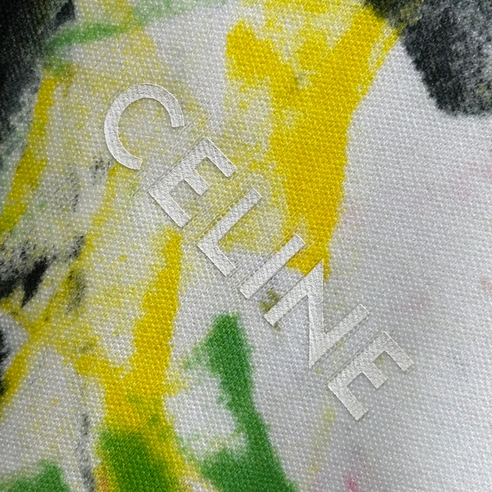 CELINE(セリーヌ) 22SS Tie-Dye Paint Print Poly Track Jacket タイダイ ペンキプリント ポリ トラック ジャケット 2Y671383Q S マルチカラー エディスリマン Hedi Slimane COSMIC CRUISER