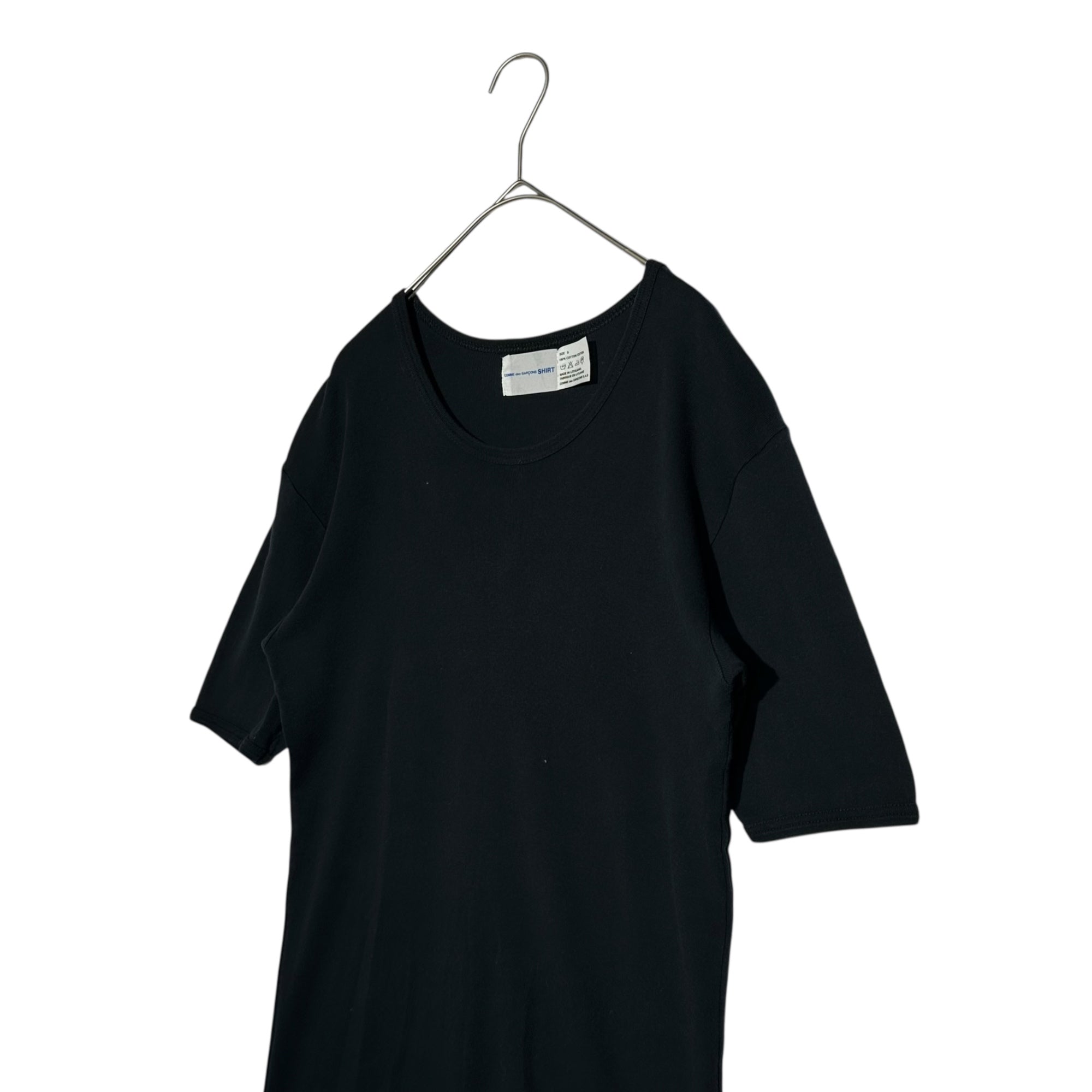 COMME des GARCONS SHIRT(コムデギャルソンシャツ) Basic Crew Neck T-Shirt ベーシック クルーネック Tシャツ S ブラック