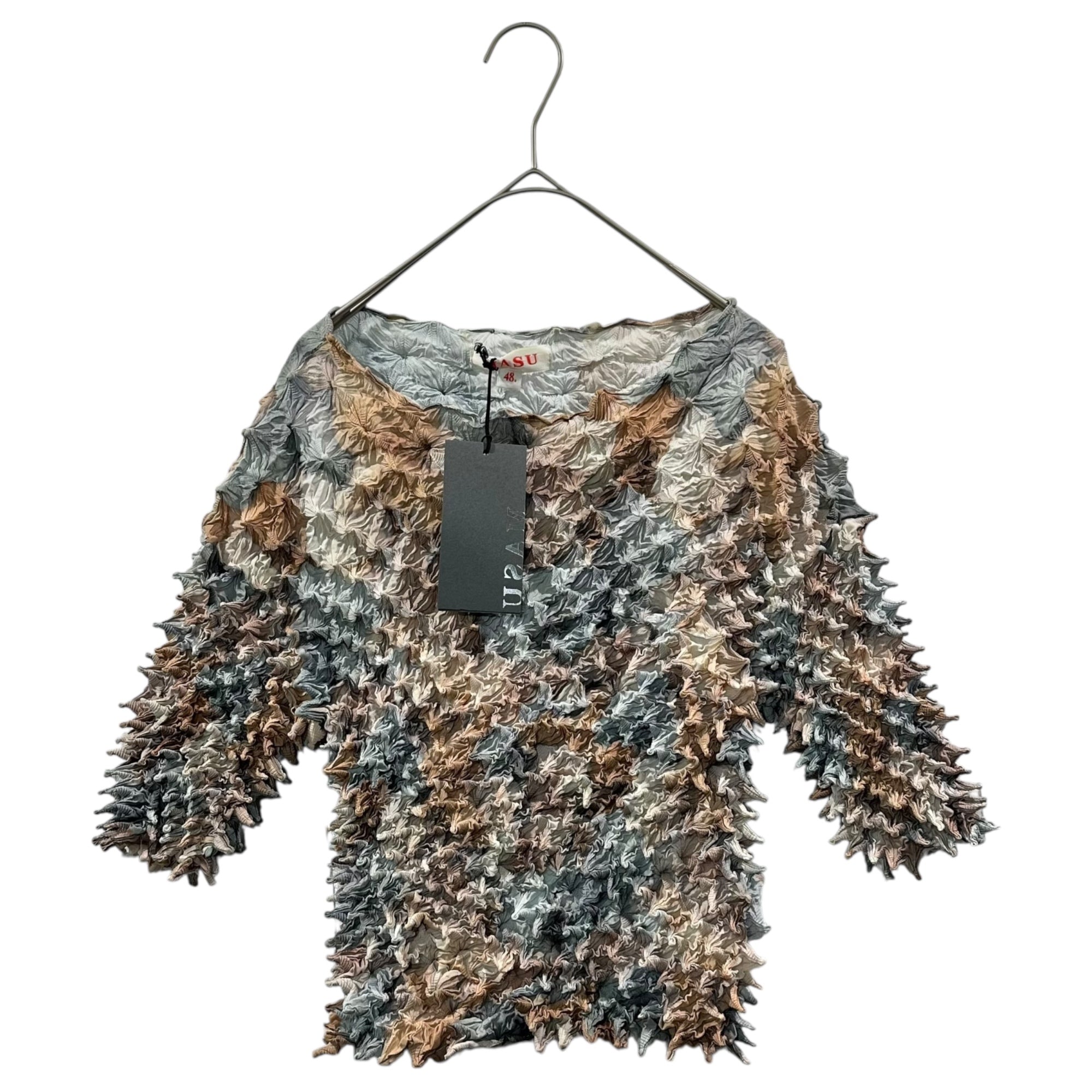 MASU(エムエーエスユー) 24SS SPIKY T-SHIRT(FLOCKY DOLL) スパイキー Tシャツ MASS-CS1224 48(M) ブルー×ピンク 参考定価29,700円(税込)