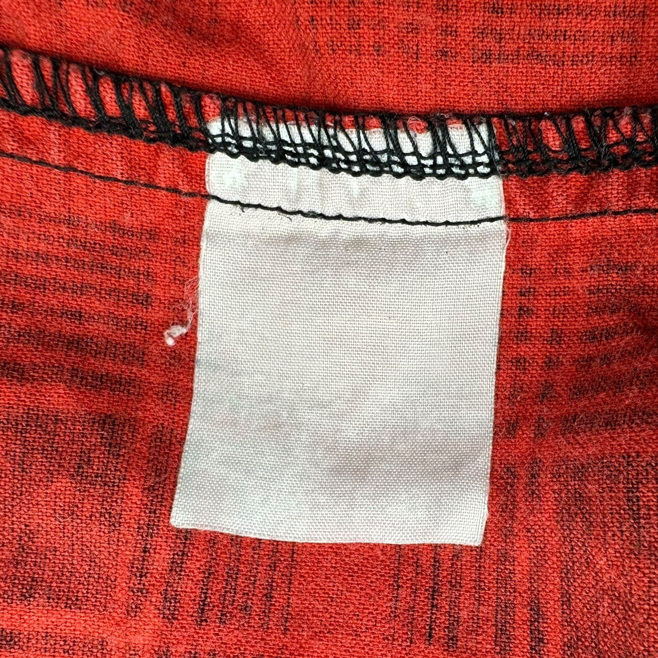TENDERLOIN(テンダーロイン) Chain stitch cotton L/S shirt チェーン ステッチ コットン 長袖 シャツ レッド×ブラック