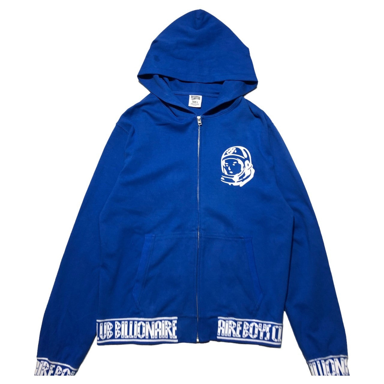 BILLIONAIRE BOYS CLUB(ビリオネアボーイズクラブ) Zip Hoodie in Nautical Blue ジップ フーディ  パーカー 891-8302 L ブルー