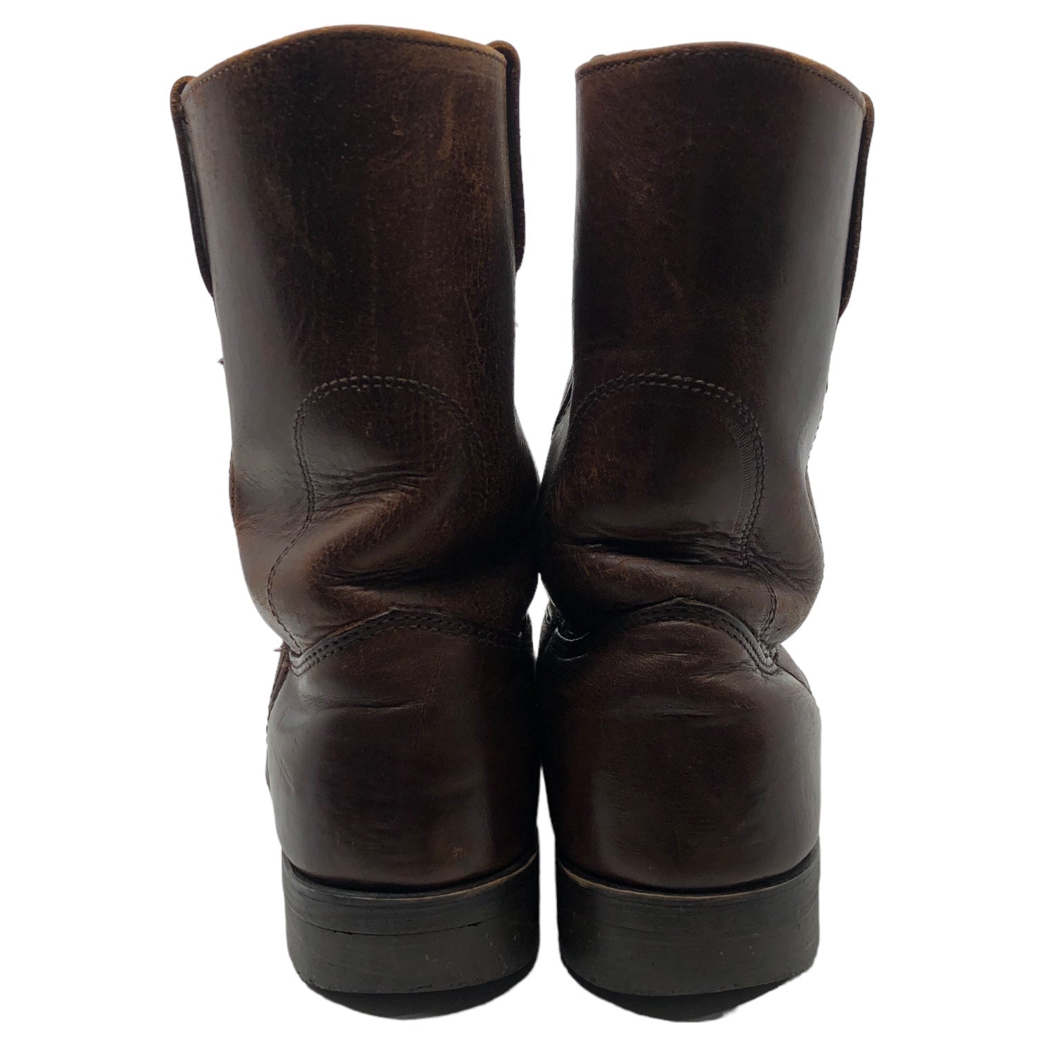 Levi's(リーバイス) 70's ~ vintage western boots ヴィンテージ ウエスタン ブーツ 表記消え(25cm程度) ブラウン ヴィンテージ ロゴ タブ