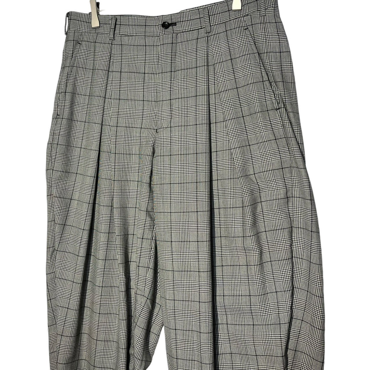 COMME des GARCONS HOMME PLUS(コムデギャルソンオムプリュス) 21AW DARKROOM期 Houndstooth pattern tapered slacks 千鳥柄 テーパード スラックス PH-P039 M グレー AD2021