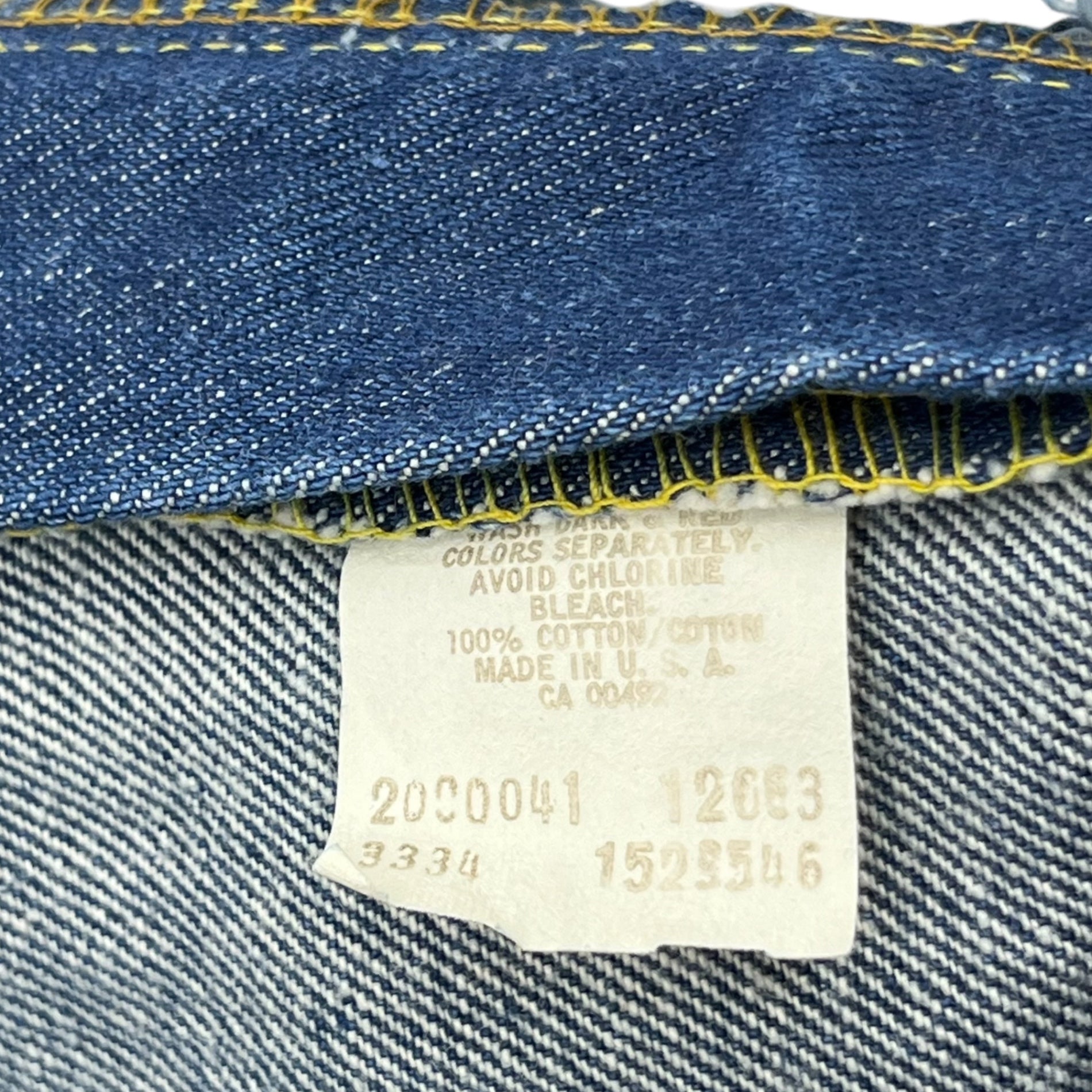 LEE(リー) 70's 200 RIDERS dead stock stonewashed vintage denim pants デッドストック ストーン ウォッシュ ヴィンテージ デニム パンツ 200-0041 33×34 ライトインディゴ フラッシャー付 USA製 42TARON FULL CUT サイド黒タグ