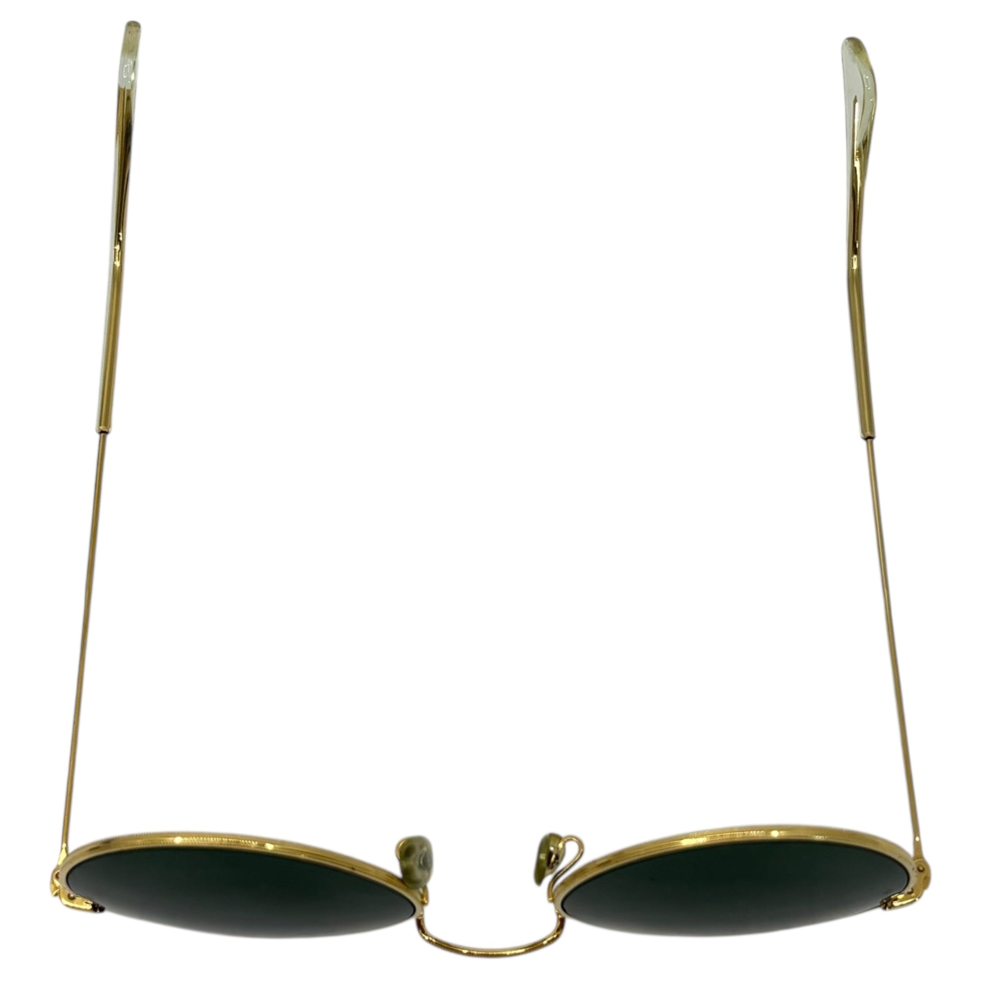 Ray-Ban(レイバン) 90's B&L VINTAGE Round metal sunglasses ボシュロム製 ラウンド メタル サングラス W0603 ゴールド ヴィンテージ