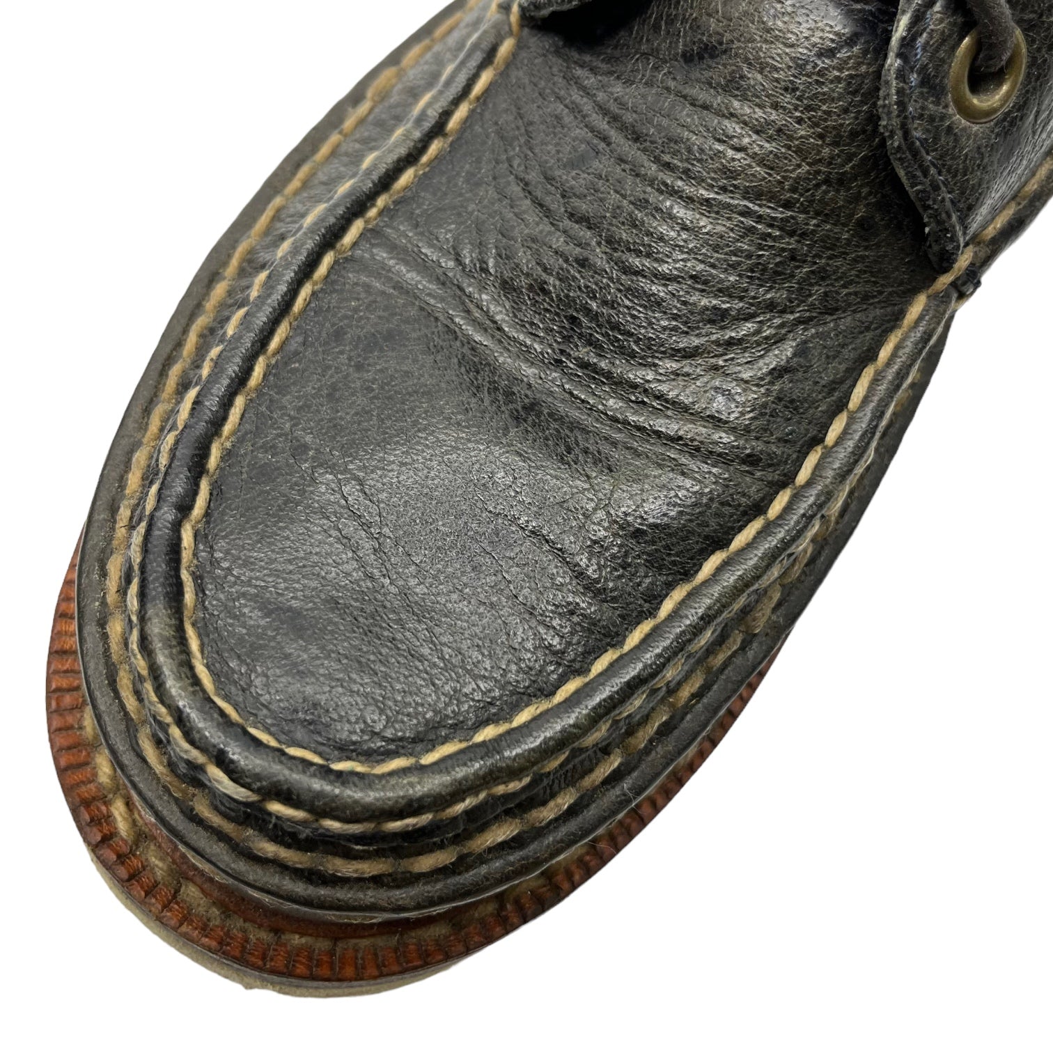 VISVIM(ビズビム/ヴィズヴィム) 12AW F.I.L限定 GRIZZLY BOOTS MID-FOLK エフアイエル限定 グリズリー ブーツ ミッドフォーク 稀少限定品 0112202002010 M8(26.0~26.5cm) ネイビー 箱付