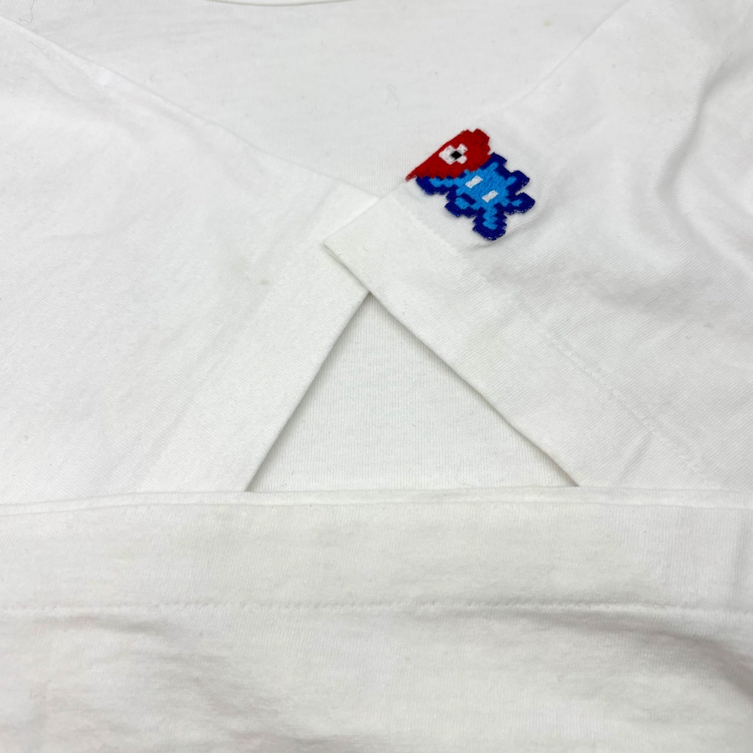 PLAY COMME des GARCONS(プレイコムデギャルソン) インベーダー Tシャツ L ホワイト AD2022/11