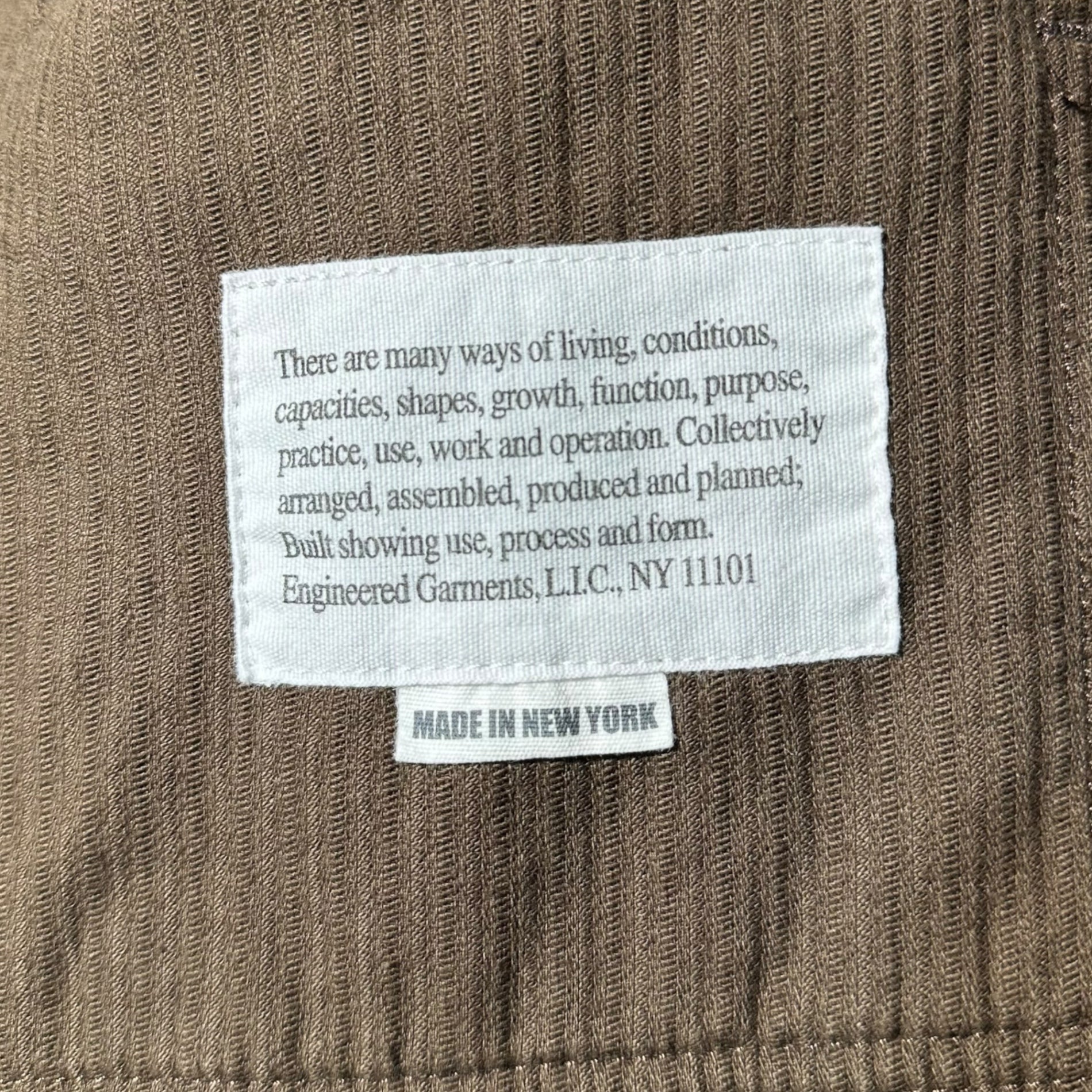 Engineered Garments(エンジニアードガーメンツ) for NEPENTHES Fatigue Shirt-8W Corduroy ネペンテス限定 コーデュロイ ファティーグ シャツ ジャケット S ブラウン