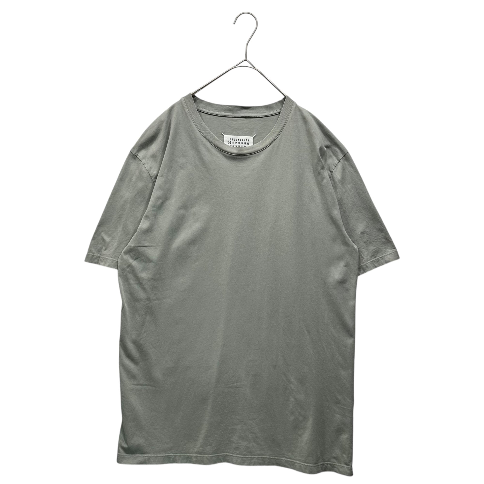 MAISON MARGIELA(メゾンマルジェラ 22SS Basic Crew Neck T-Shirt ベーシック クルーネック Tシャツ S50GC0622 52(Xl程度) ライトグレー ⑩ライン