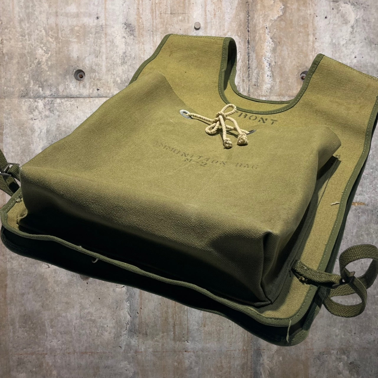 VINTAGE(ヴィンテージ) 40's US.ARMY AMMUNITION BAG 表記なし(FREE) カーキ アンモベスト