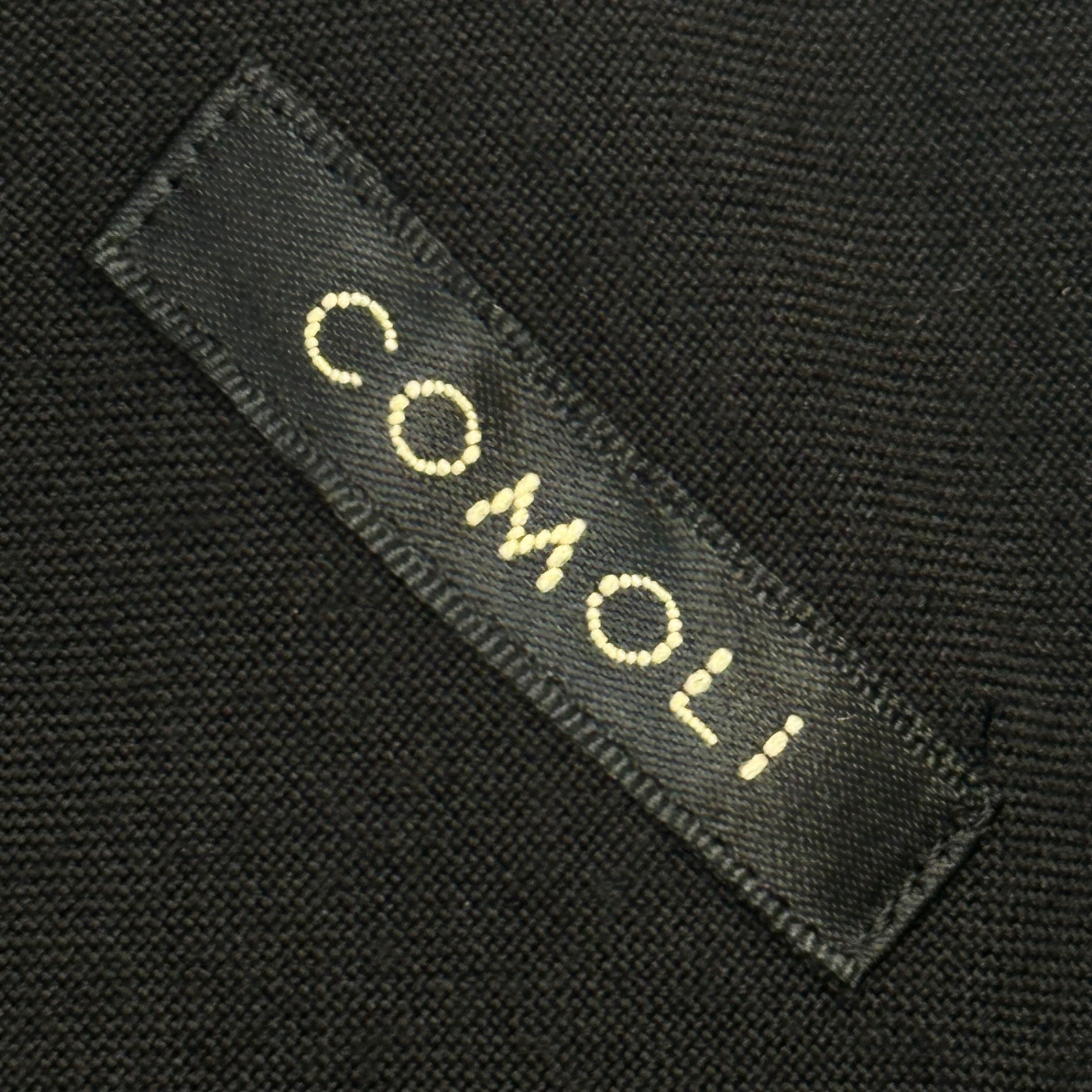 COMOLI(コモリ) 2026SS RAYON COMOLI SHIRTS レーヨン コモリ シャツ D01-02003 3 ブラック