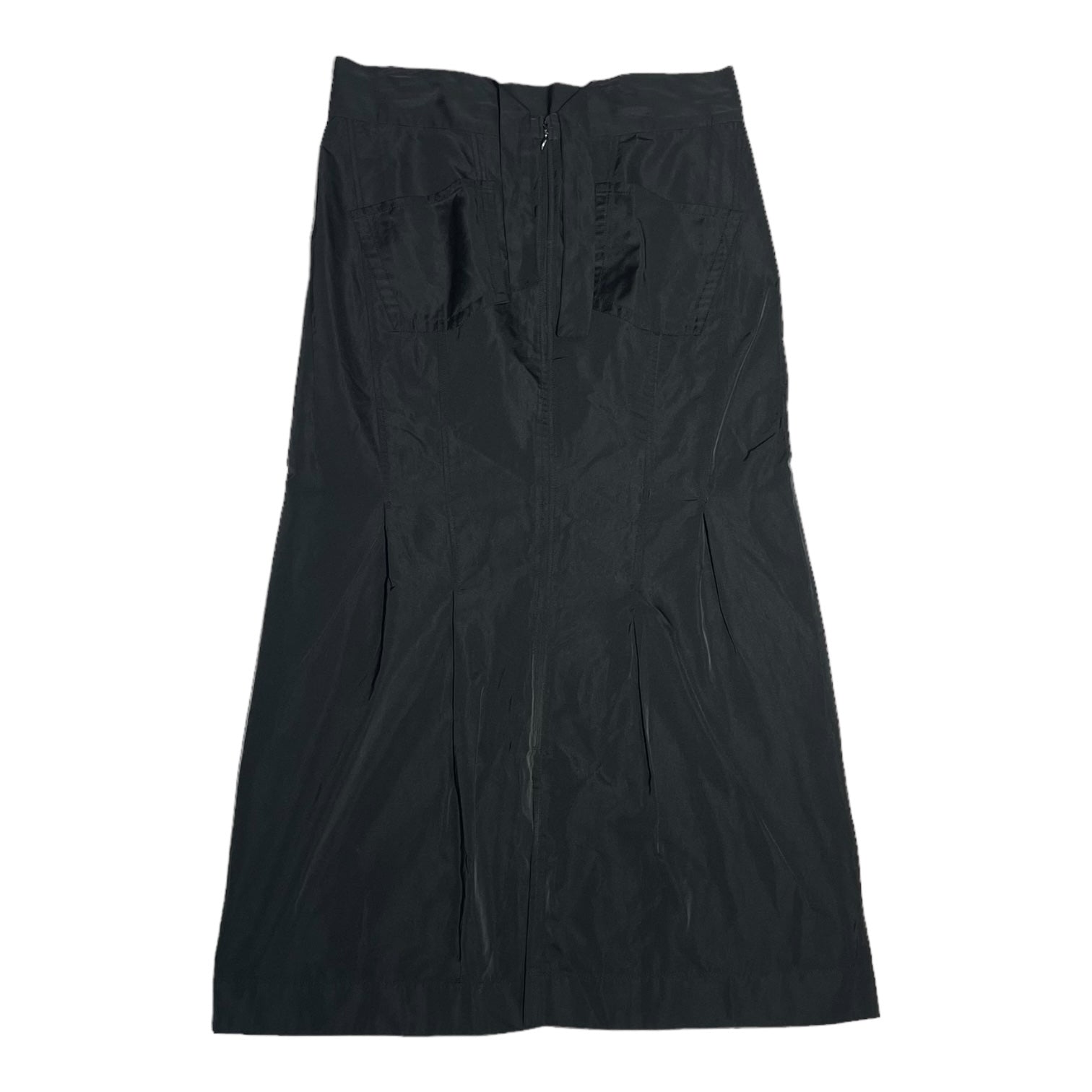 JIL SANDER(ジルサンダー) maxi skirt マキシ スカート 36(S程度) ブラック ロング リボン ポケット