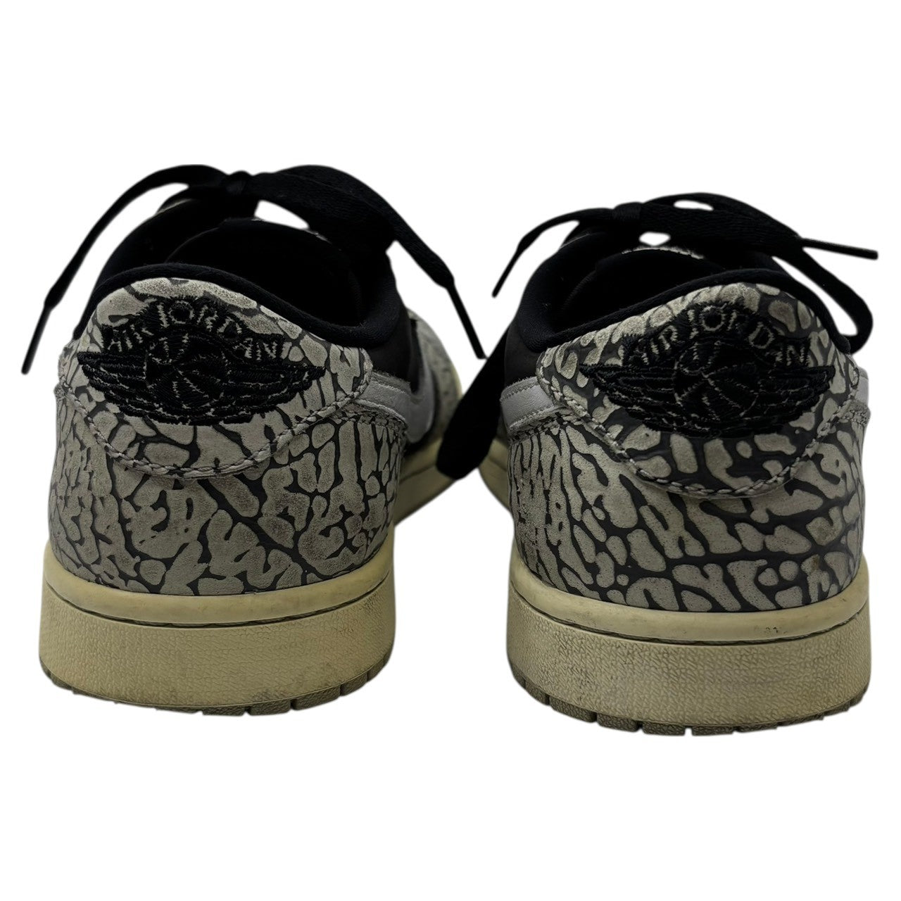 NIKE(ナイキ) Air Jordan 1 Retro Low OG "Black Cement" エアジョーダン 1 レトロ セメント CZ0790-001 26.5cm ブラック×グレー ローカット スニーカー