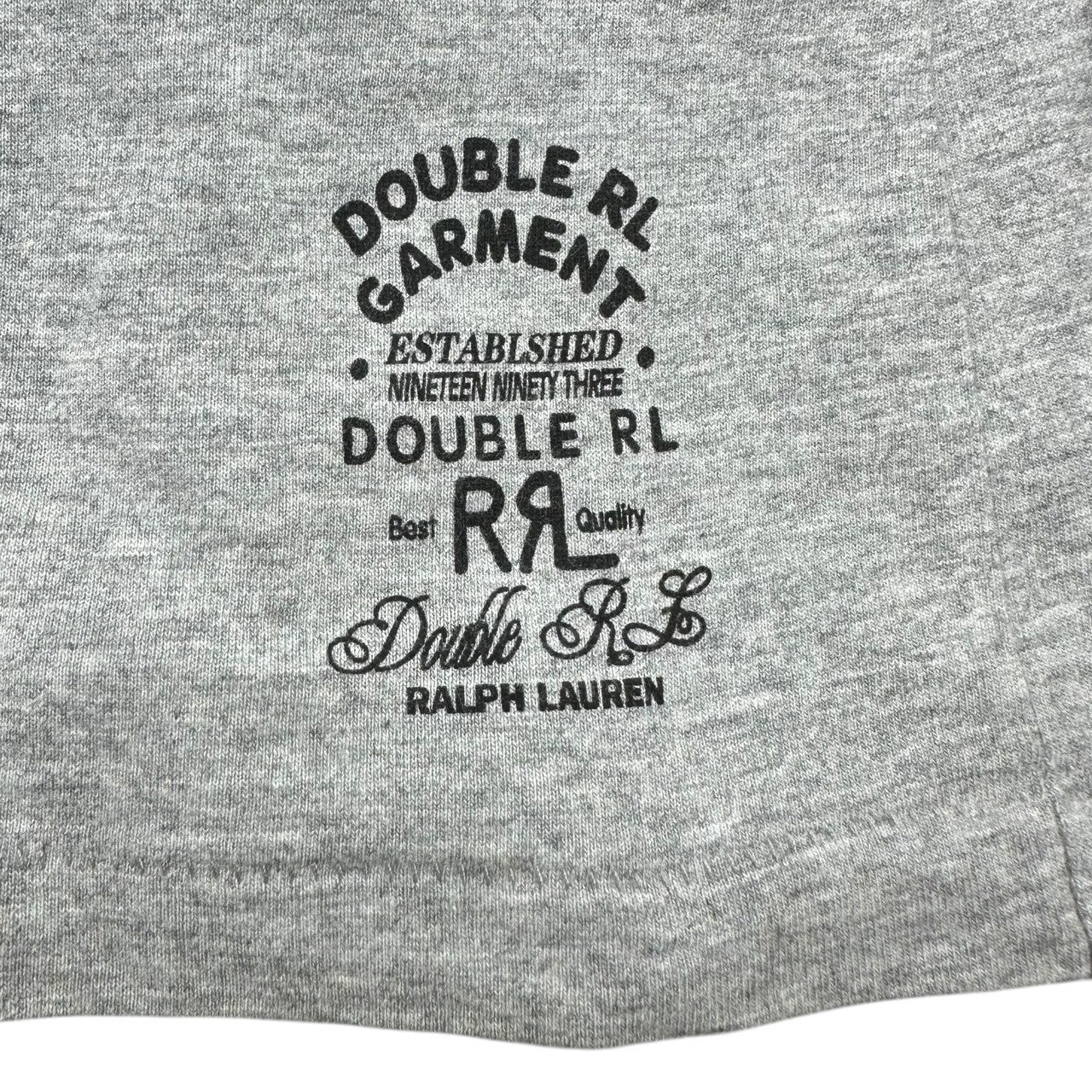 RRL(ダブルアールエル) henley neck T-shirt ヘンリーネック Tシャツ XL グレー