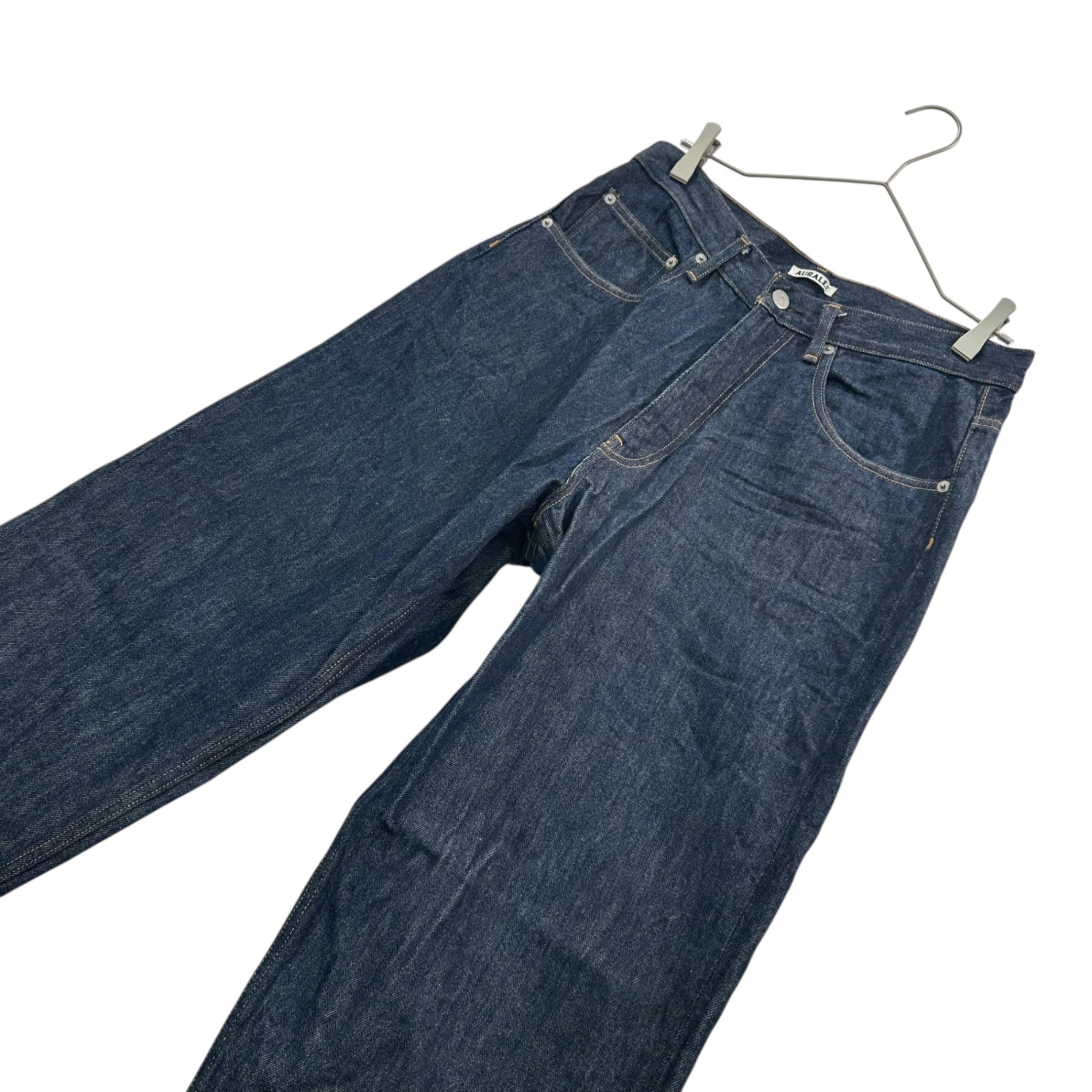 AURALEE(オーラリー) HARD TWIST DENIM WIDE PANTS ハード ツイスト デニム ワイド パンツ A00P03DM 30 インディゴ