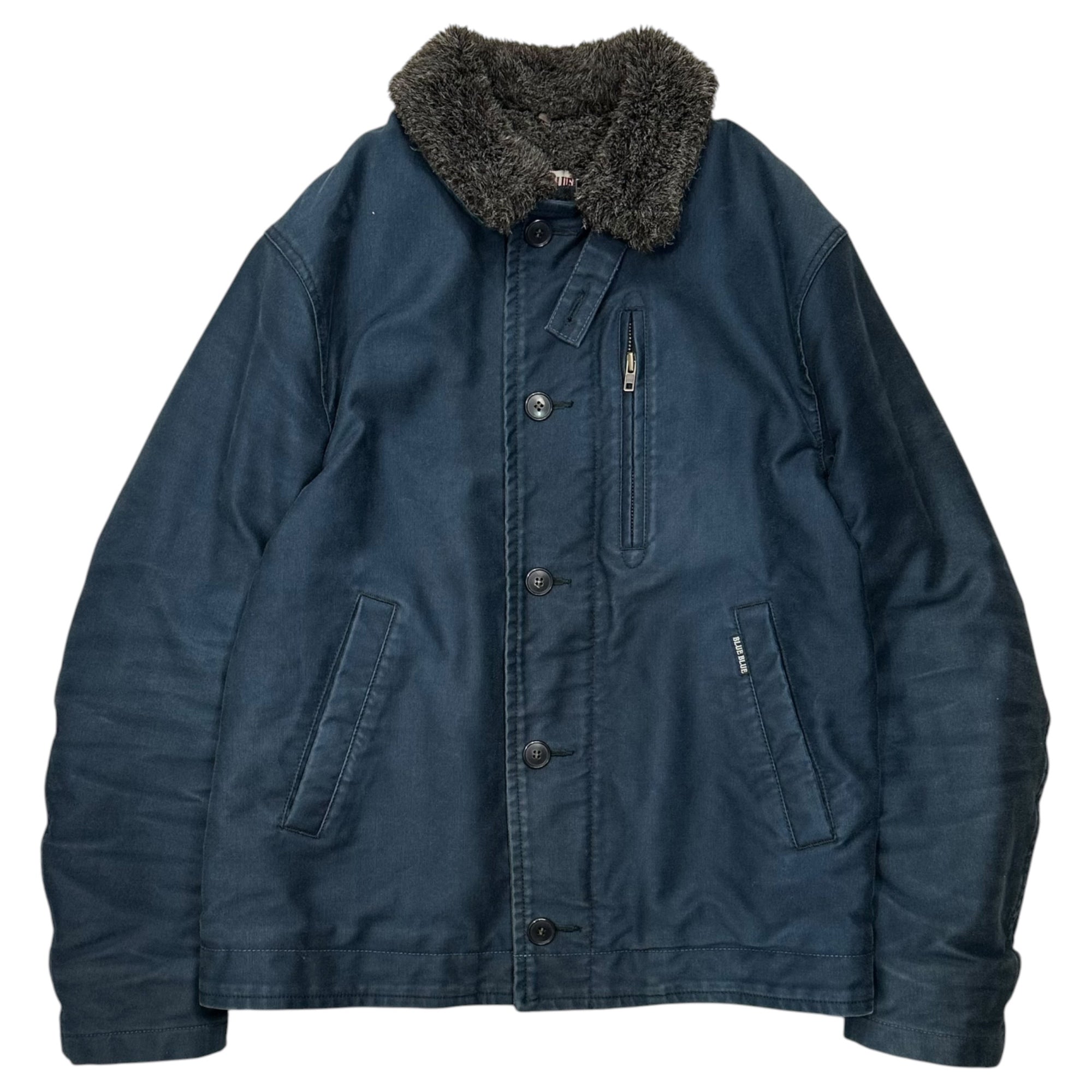 BLUE BLUE(ブルーブルー) German Cloth Craftsman Deck Jacket ジャーマン クロス デッキ ジャケット 700050-339 JK1168 ネイビー