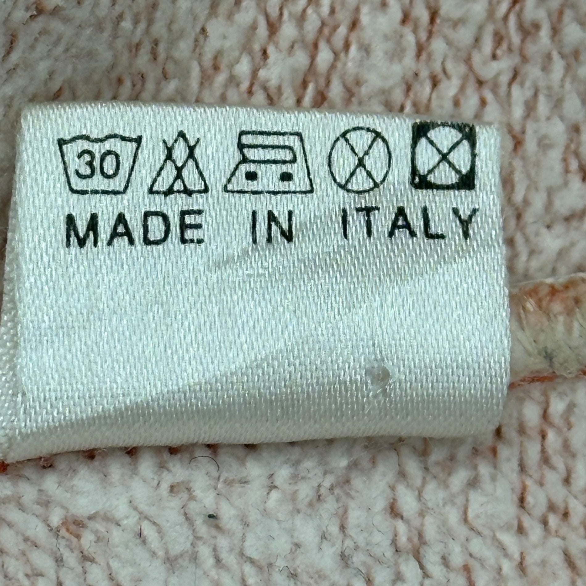 AVIREX(アヴィレックス) 90's Italy made Half Button Sweatshirt イタリア製 ハーフ ボタン スウェット 表記無(L程度) オレンジ 90年代