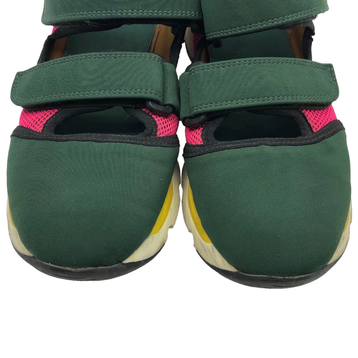 MARNI(マルニ) ネオプレン ベルクロシューズ ストラップ サンダル スニーカー 38(24cm程度) グリーン×ピンク