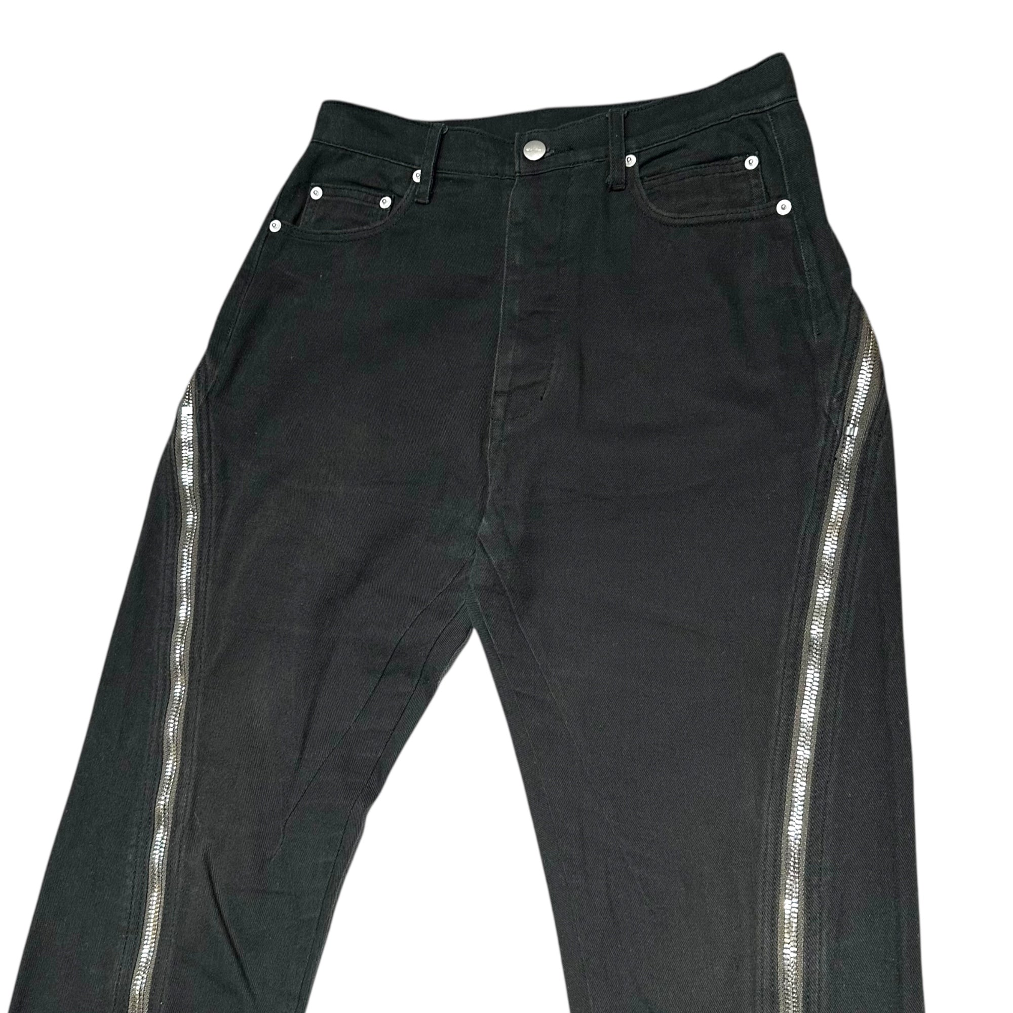 Rick Owens(リックオウエンス) 22SS BOLAN BANANA JEANS BLACK ボラン バナナ ジーンズ RR01B1303-HDDL 30 ブラック
