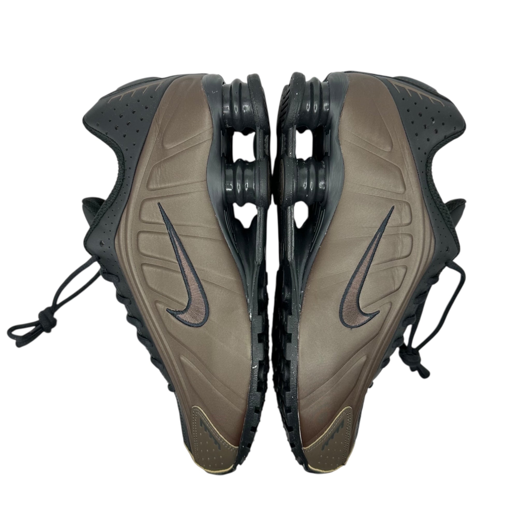 NIKE(ナイキ) Shox R4 "Ironstone" ショックス AR3565-007 27cm ブラウン×ブラック ローカット スニーカー 箱付