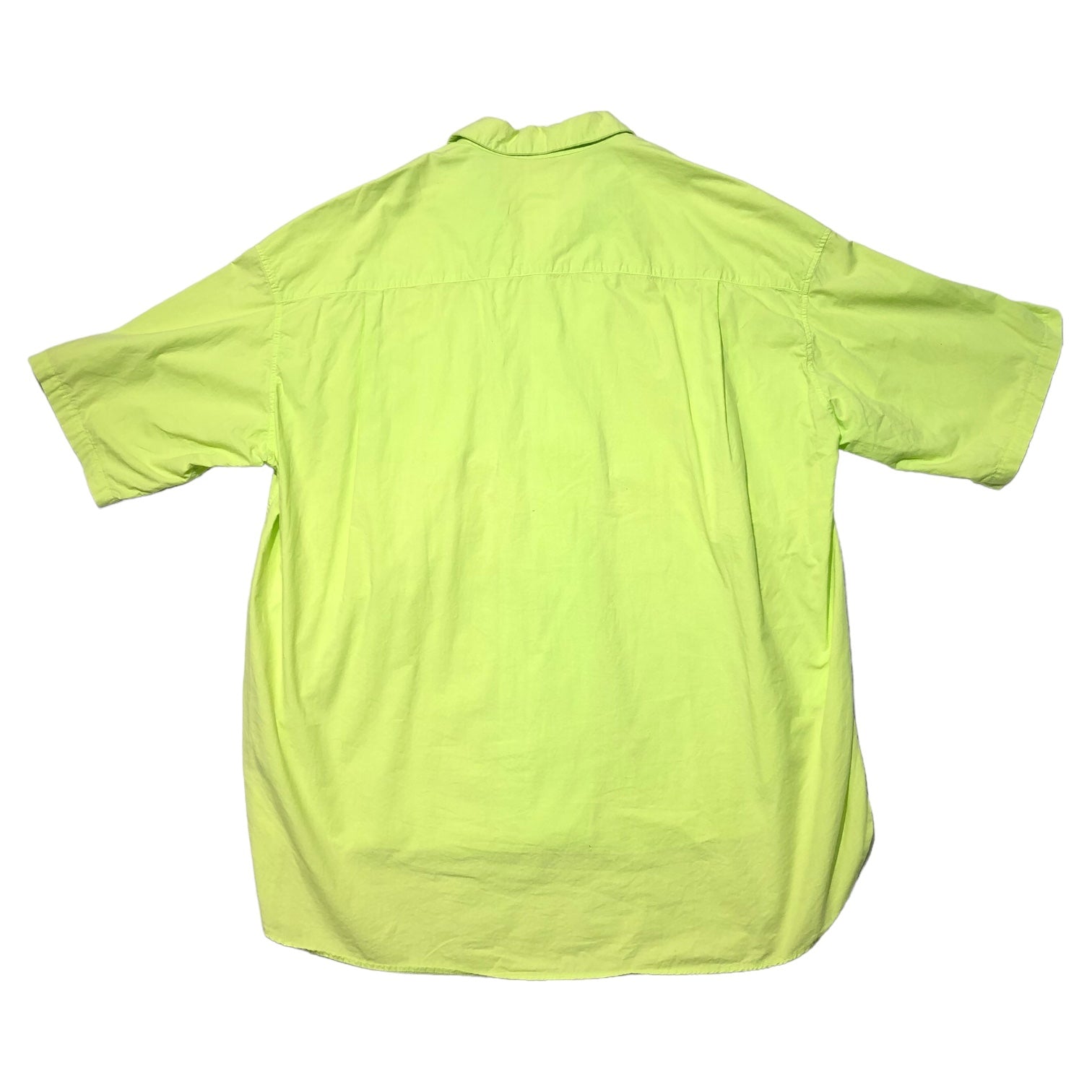 Name.(ネーム) 18SS Oversized open collar S/S shirt オーバーサイズ オープンカラー 半袖 シャツ NMSH-18SS-002 1(S程度) ライトグリーン