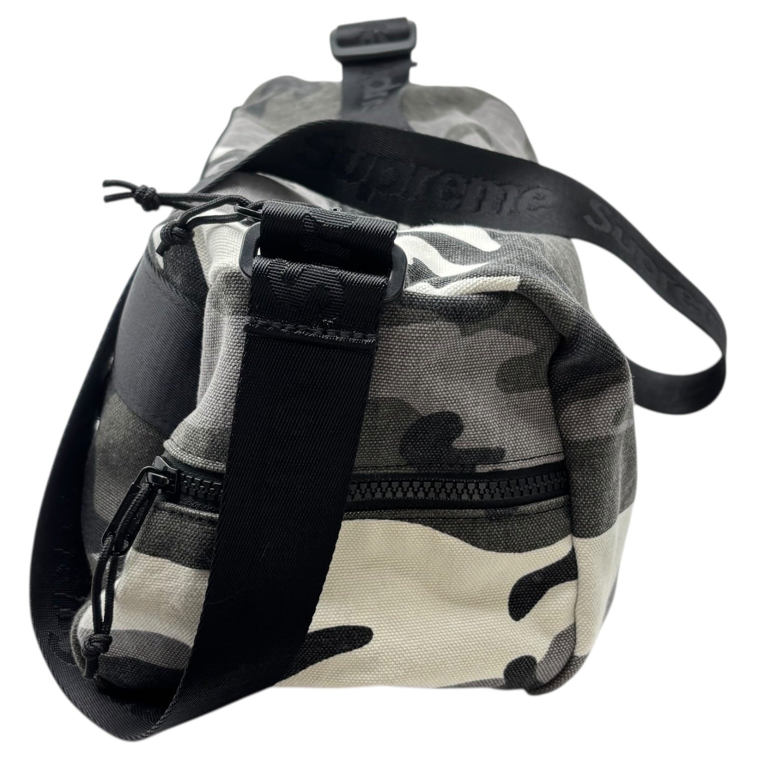 SUPREME(シュプリーム) 25SS Utility Bag Snow Camo ユーティリティ バッグ スノーカモ ショルダーバッグ グレー×ブラック