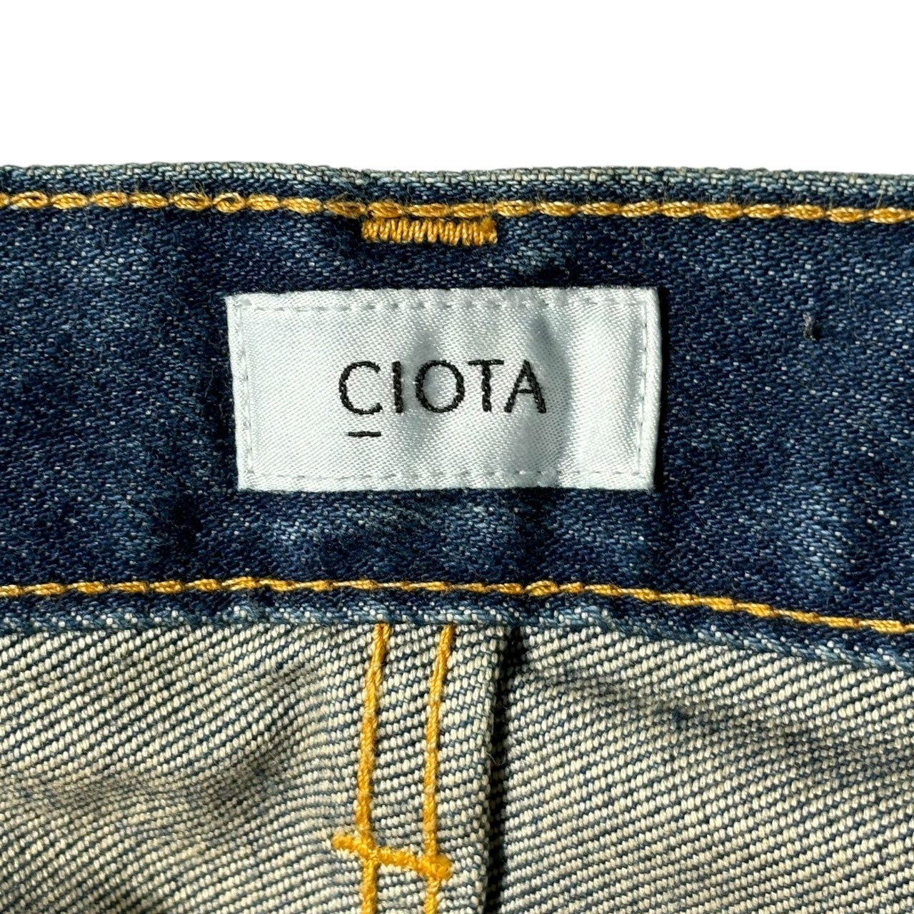 CIOTA(シオタ) 本藍 スビンコットン 13.5oz ストレート デニム パンツ NPTM-1STB-NIDBL-D 30 インディゴ D BLUE-D