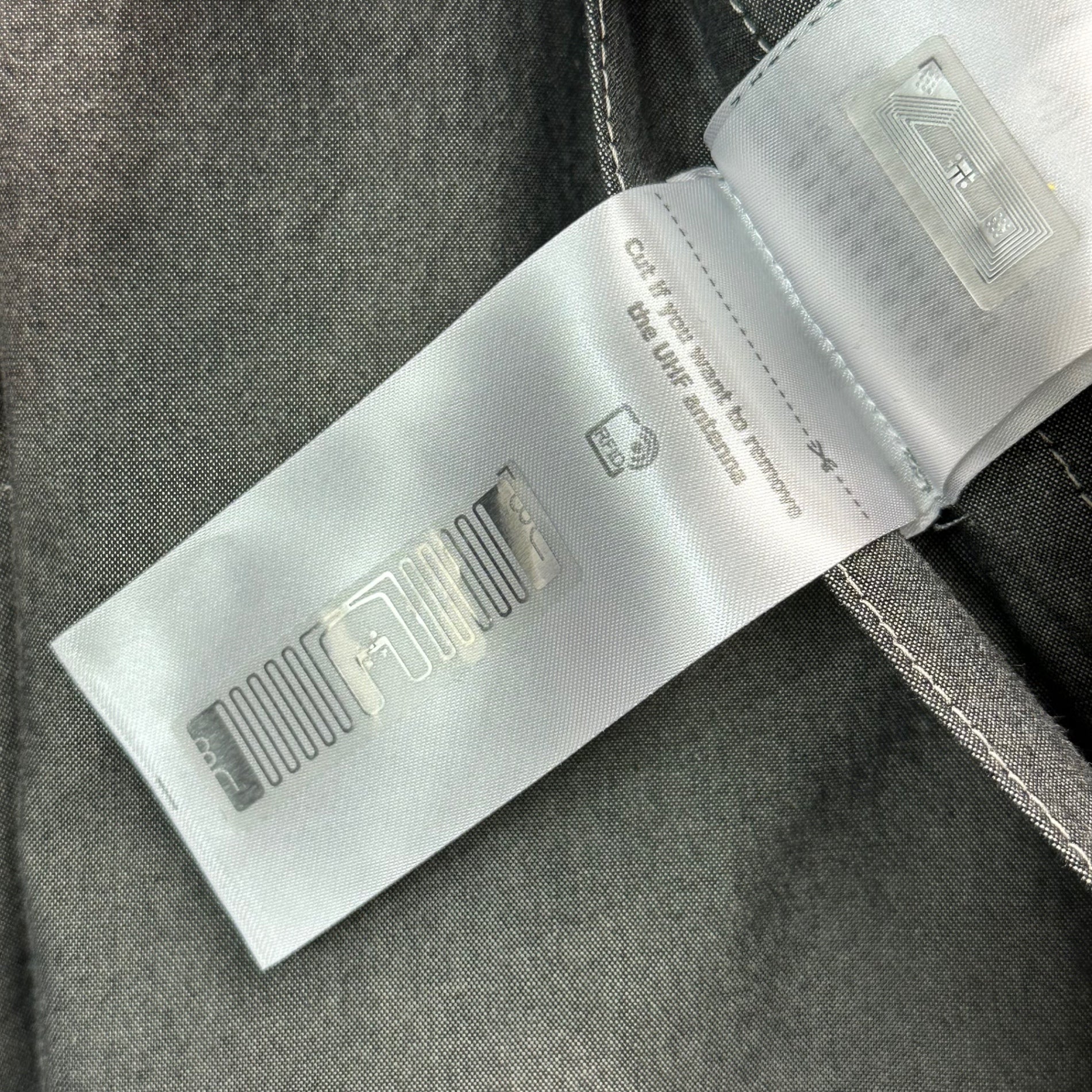 MAISON MARGIELA(メゾンマルジェラ) 25SS Canvas Coat ステンカラー キャンバス ロング コート S50AA0156 42 チャコールグレー